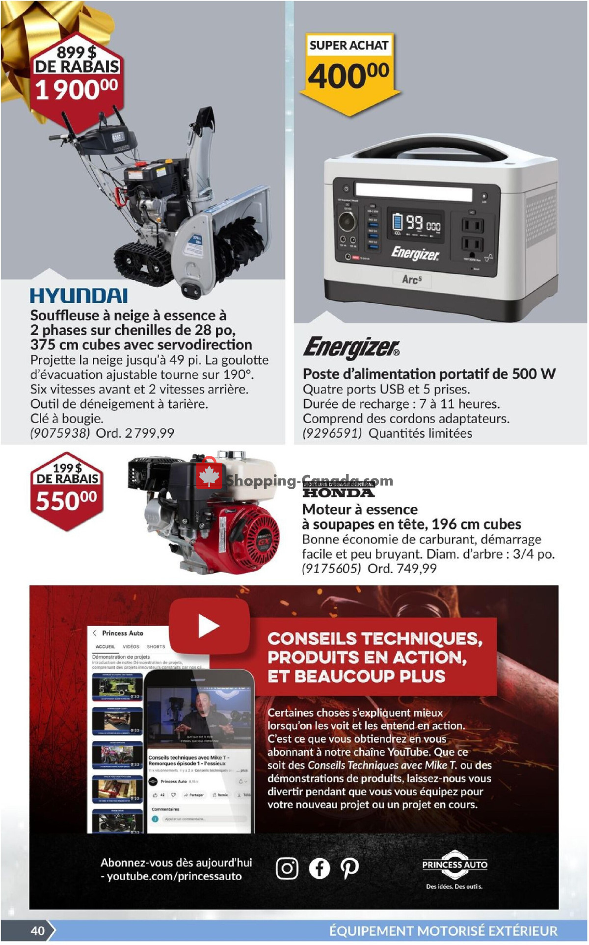 Princess Auto flyer from Tuesday December 17, 2024 to Sunday December 29, 2024 - page 43