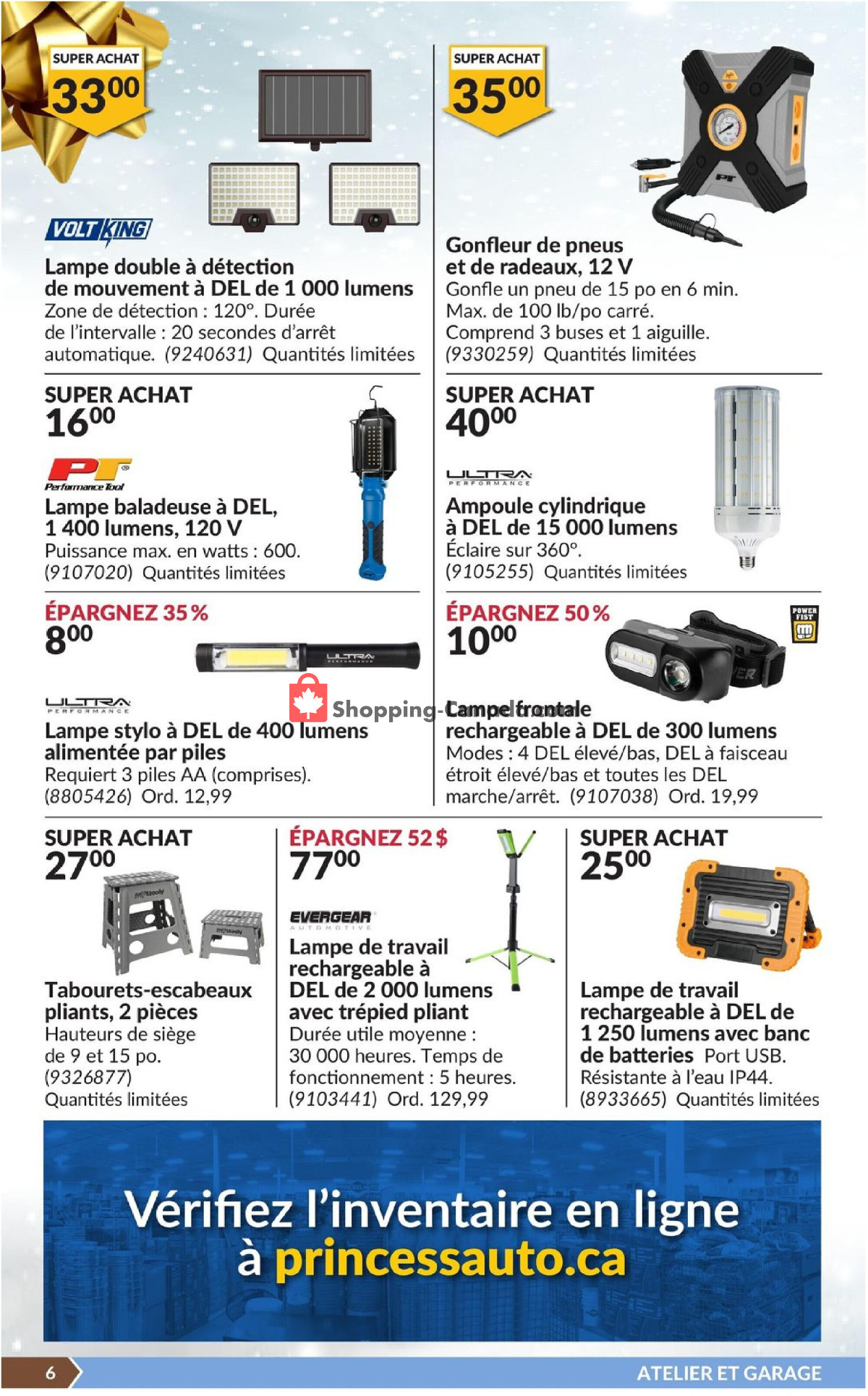 Princess Auto flyer from Tuesday December 17, 2024 to Sunday December 29, 2024 - page 9