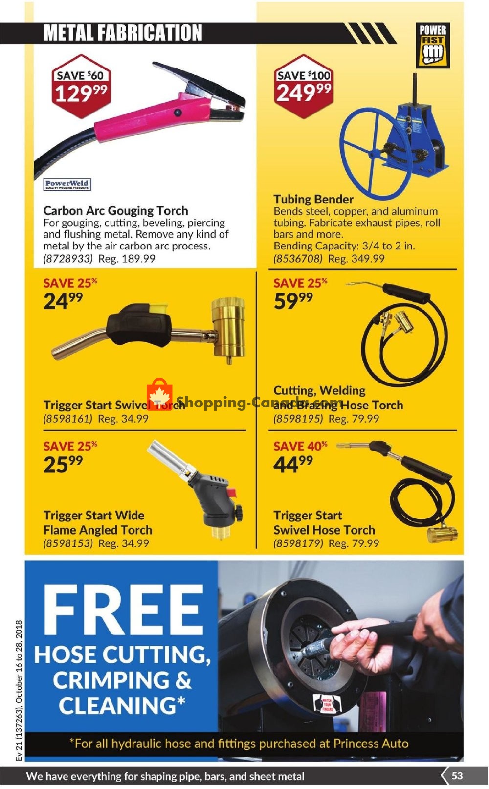 Princess Auto flyer from Tuesday October 16, 2018 to Sunday October 28, 2018 - page 56