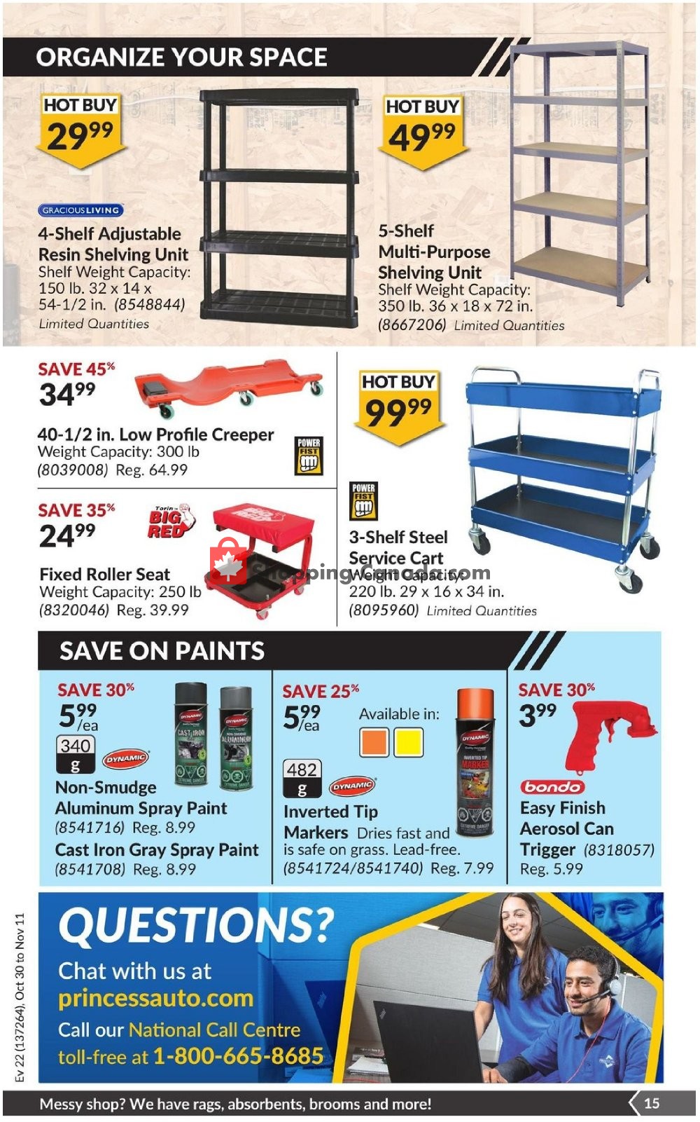 Princess Auto flyer from Tuesday October 30, 2018 to Sunday November 11, 2018 - page 16