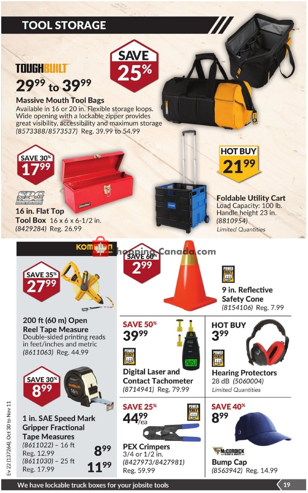 Princess Auto flyer from Tuesday October 30, 2018 to Sunday November 11, 2018 - page 20