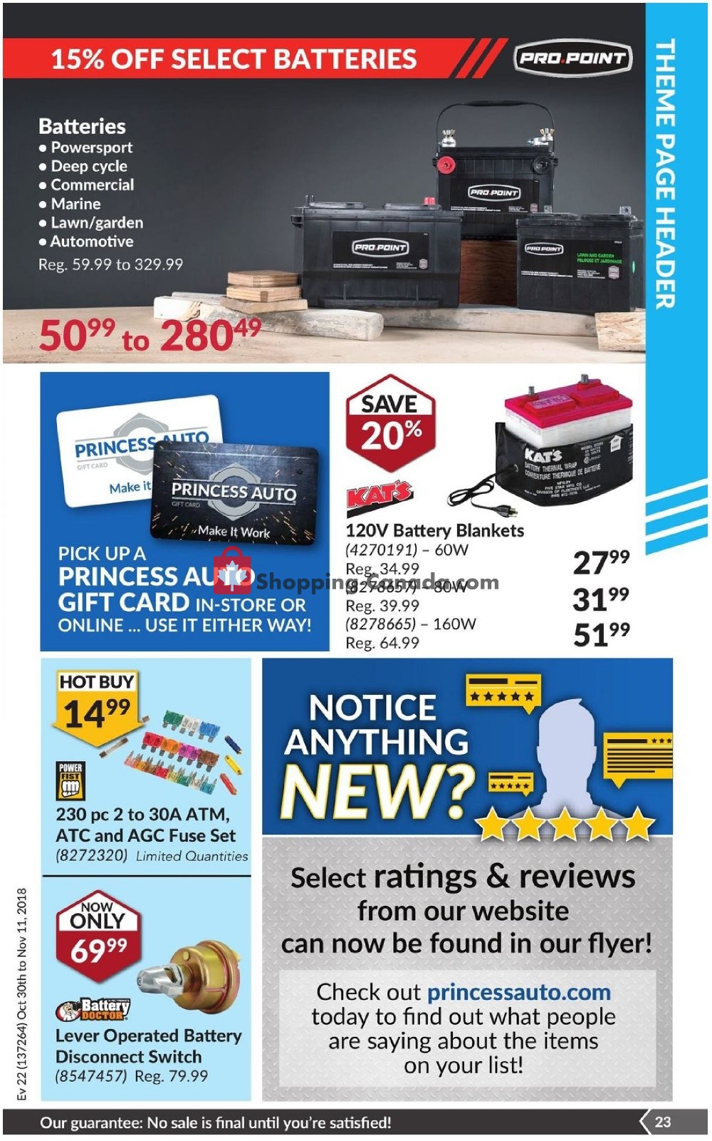 Princess Auto flyer from Tuesday October 30, 2018 to Sunday November 11, 2018 - page 24