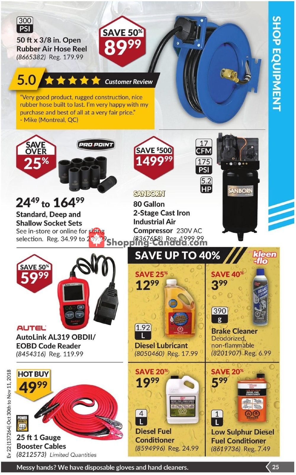Princess Auto flyer from Tuesday October 30, 2018 to Sunday November 11, 2018 - page 26