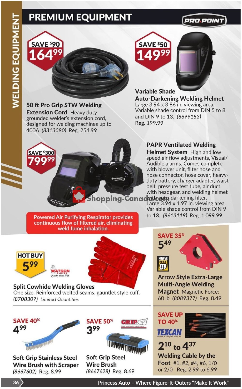 Princess Auto flyer from Tuesday October 30, 2018 to Sunday November 11, 2018 - page 37