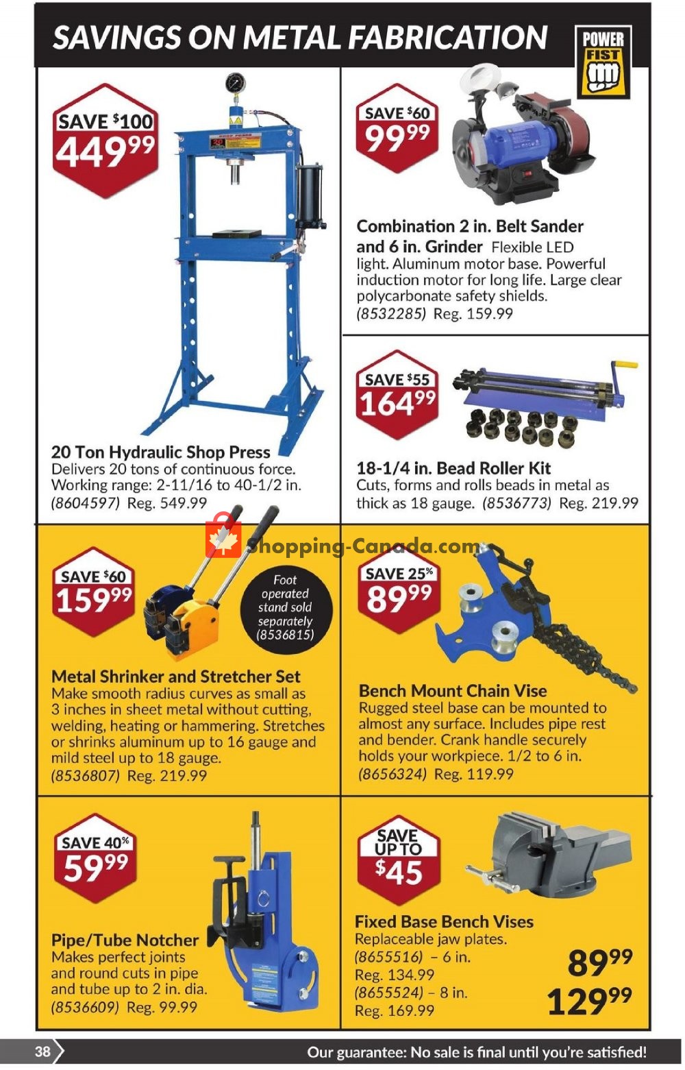 Princess Auto flyer from Tuesday October 30, 2018 to Sunday November 11, 2018 - page 39