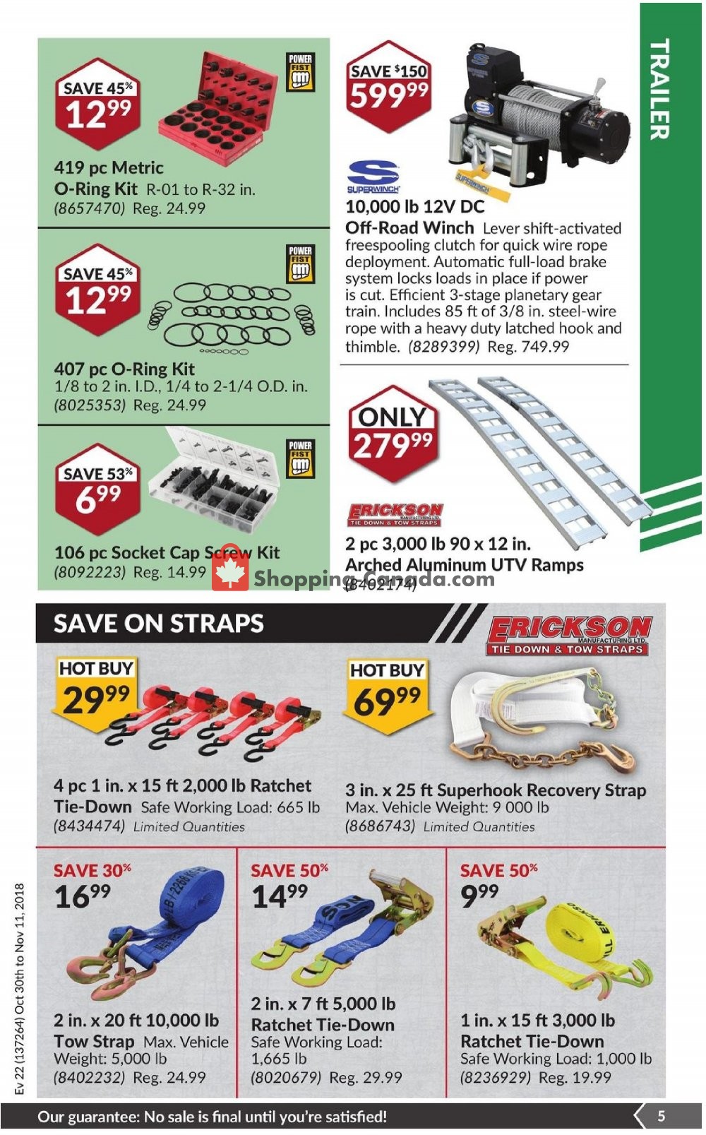 Princess Auto flyer from Tuesday October 30, 2018 to Sunday November 11, 2018 - page 6