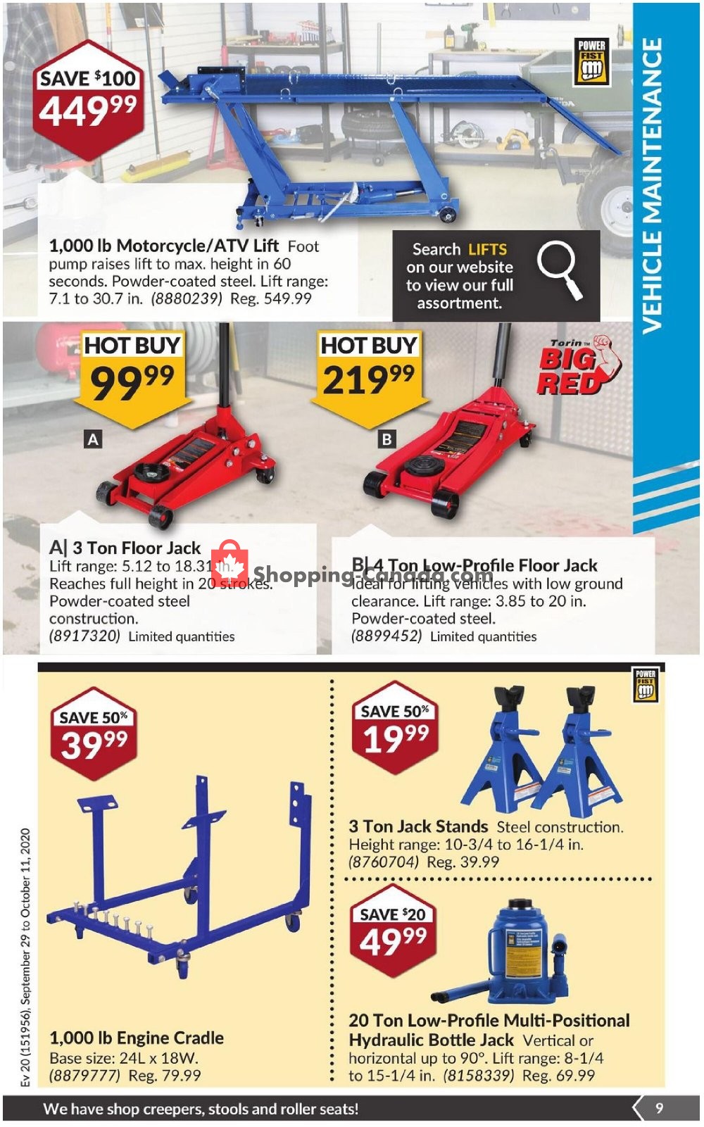 Princess Auto flyer from Tuesday September 29, 2020 to Wednesday November 11, 2020 - page 15