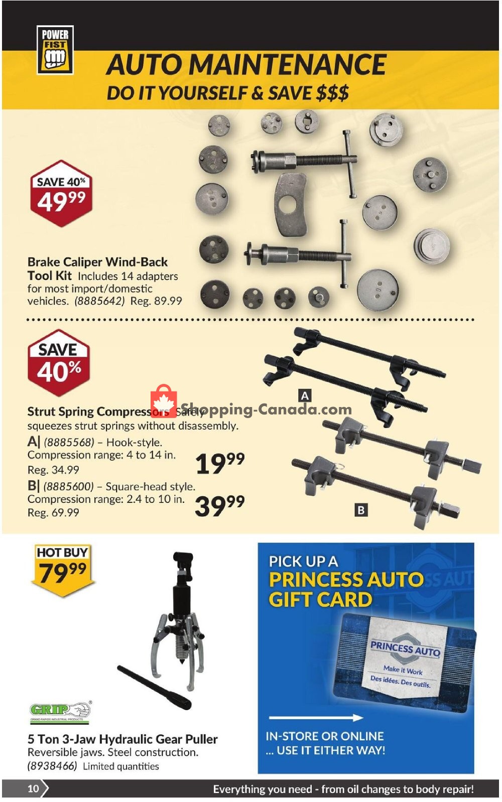 Princess Auto flyer from Tuesday September 29, 2020 to Wednesday November 11, 2020 - page 16
