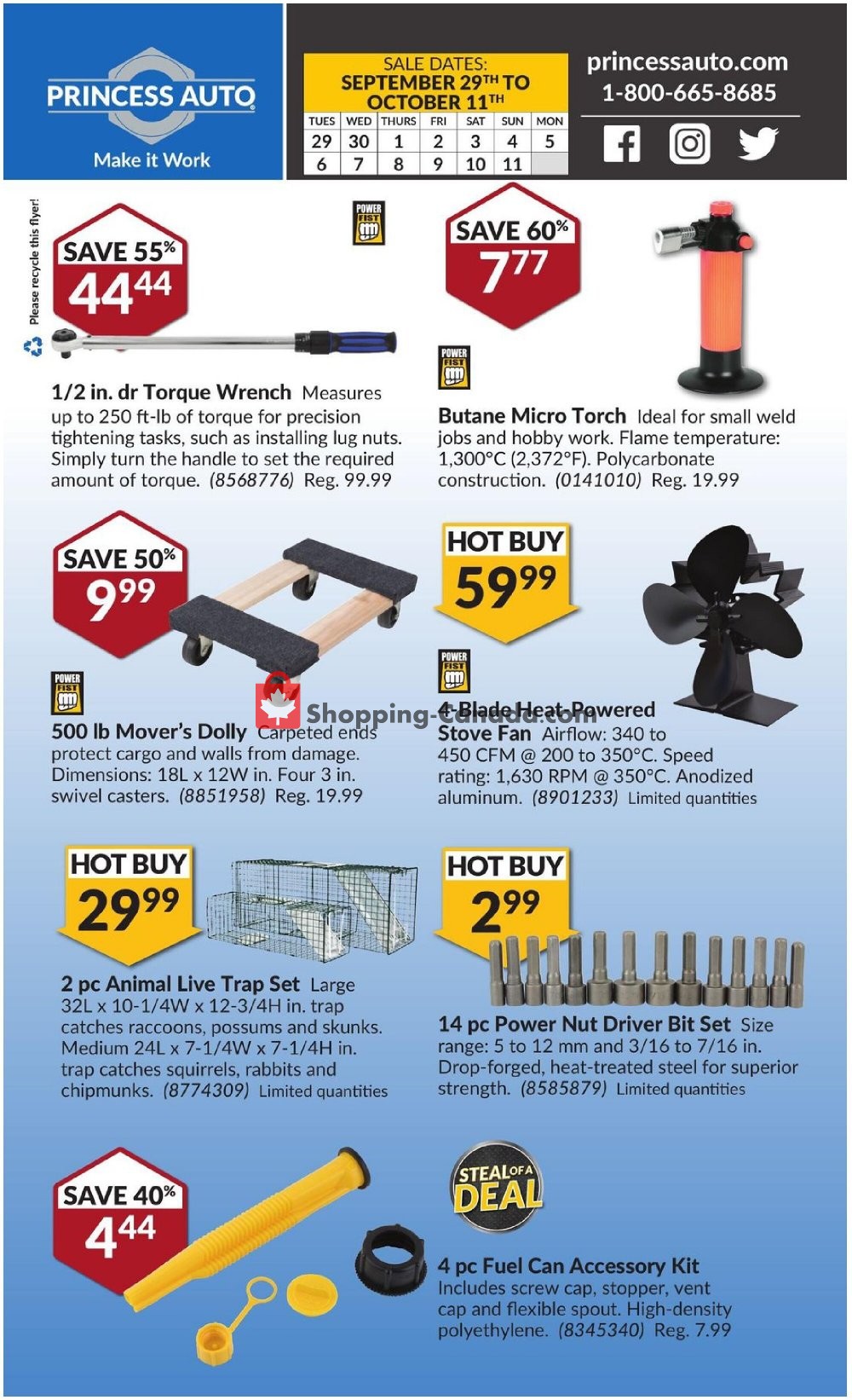Princess Auto flyer from Tuesday September 29, 2020 to Wednesday November 11, 2020 - page 2