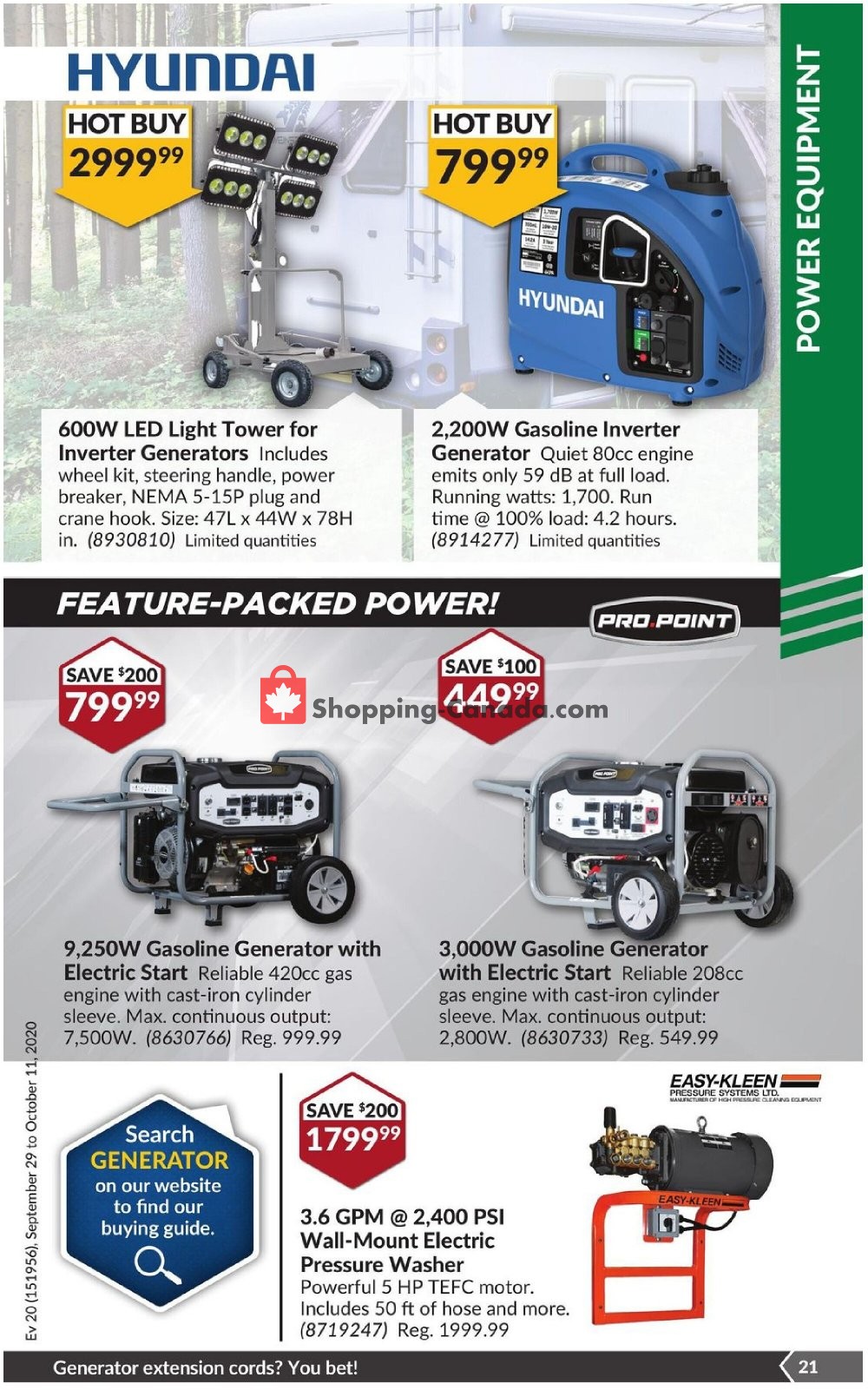 Princess Auto flyer from Tuesday September 29, 2020 to Wednesday November 11, 2020 - page 27