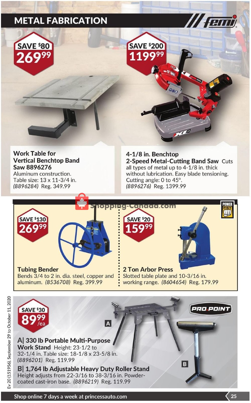 Princess Auto flyer from Tuesday September 29, 2020 to Wednesday November 11, 2020 - page 31