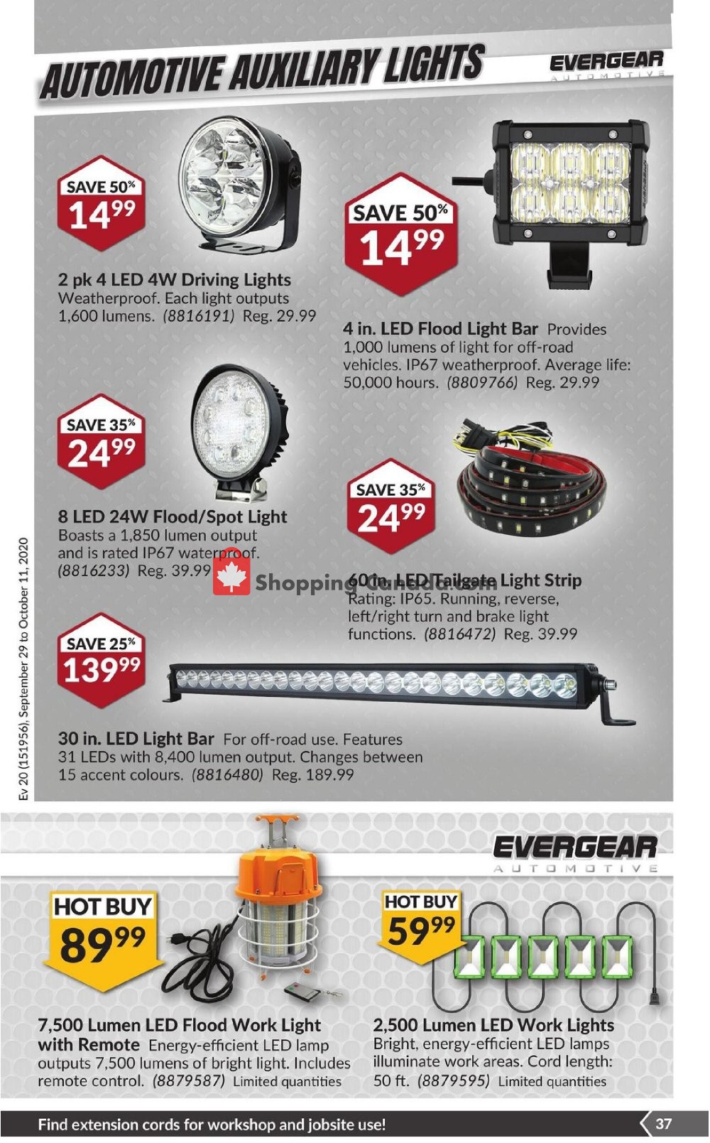 Princess Auto flyer from Tuesday September 29, 2020 to Wednesday November 11, 2020 - page 43