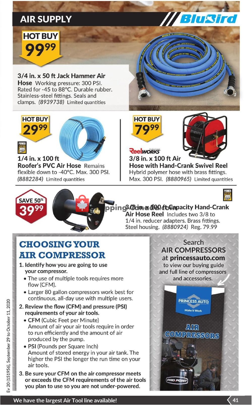 Princess Auto flyer from Tuesday September 29, 2020 to Wednesday November 11, 2020 - page 47