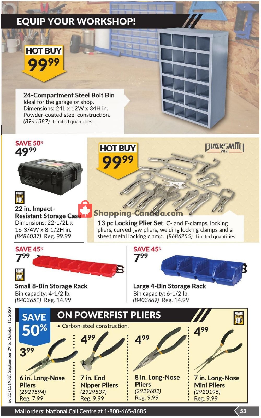 Princess Auto flyer from Tuesday September 29, 2020 to Wednesday November 11, 2020 - page 59