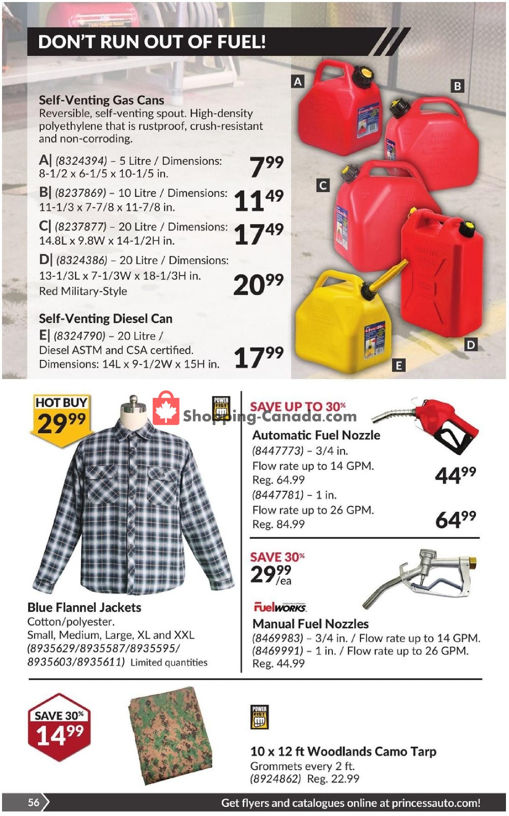 Princess Auto flyer from Tuesday September 29, 2020 to Wednesday November 11, 2020 - page 62