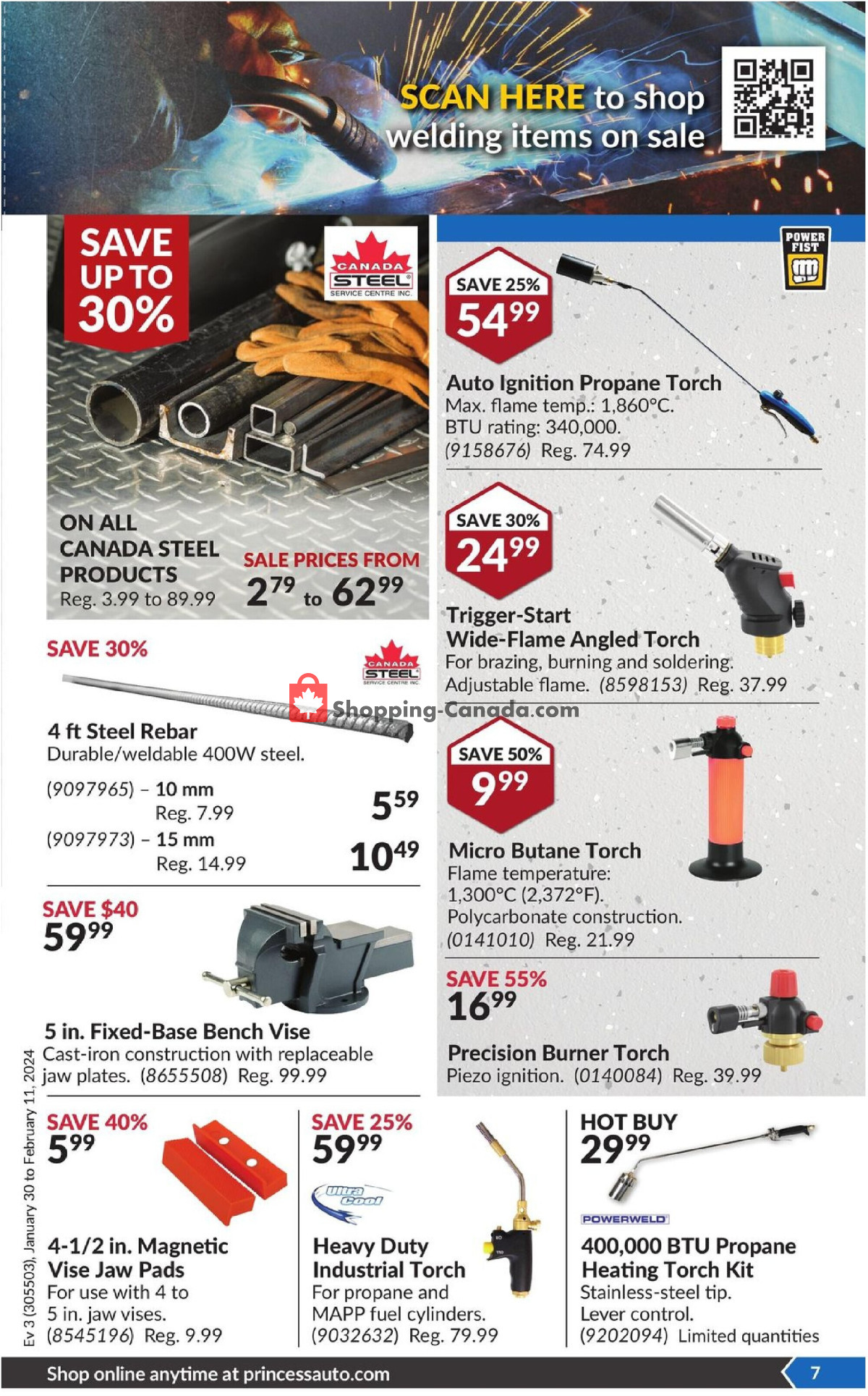 Princess Auto flyer from Tuesday January 30, 2024 to Sunday February 11, 2024 - page 12