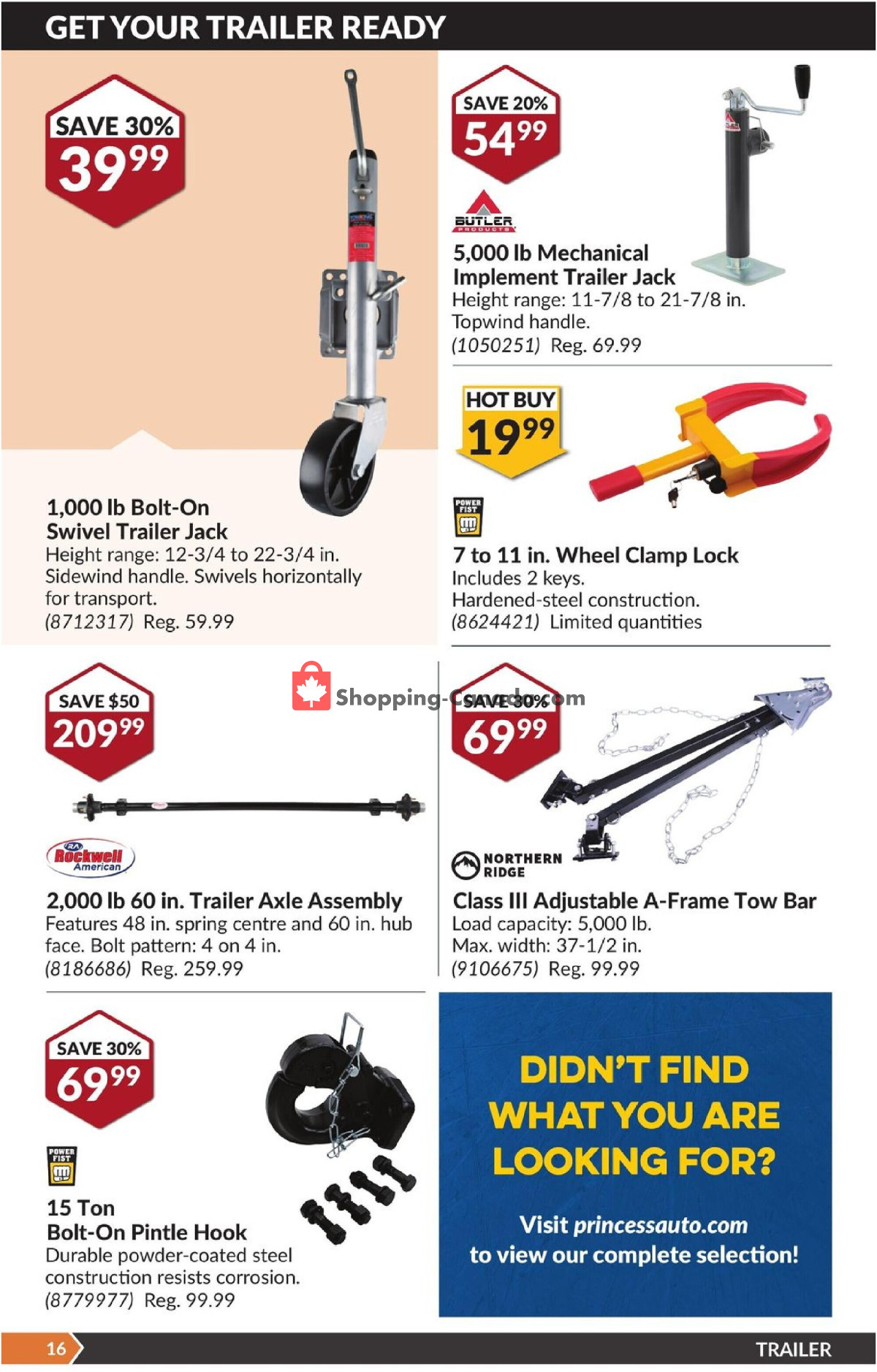 Princess Auto flyer from Tuesday January 30, 2024 to Sunday February 11, 2024 - page 21