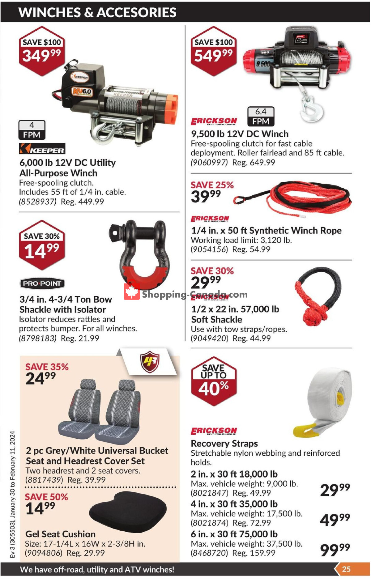 Princess Auto flyer from Tuesday January 30, 2024 to Sunday February 11, 2024 - page 30