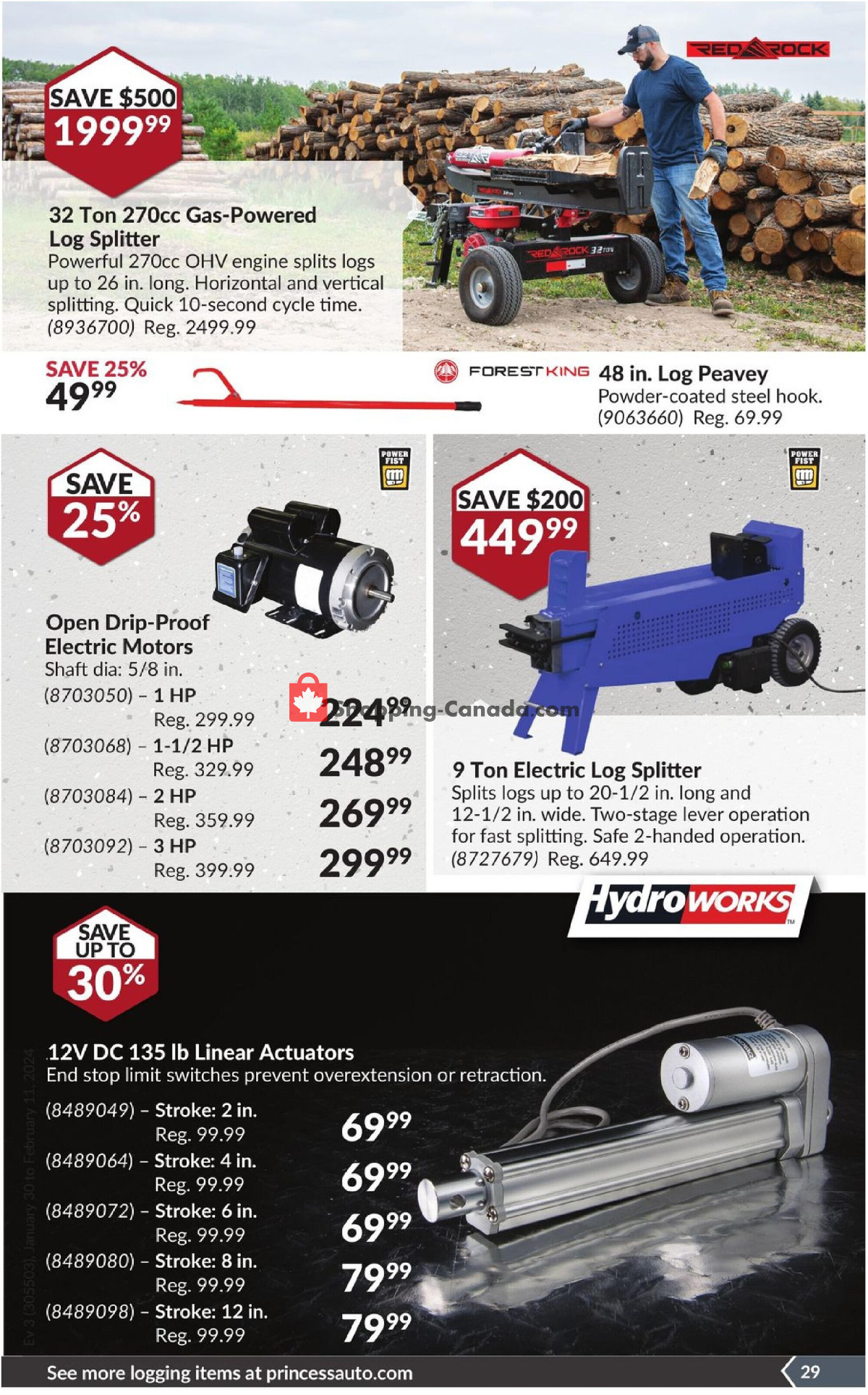 Princess Auto flyer from Tuesday January 30, 2024 to Sunday February 11, 2024 - page 34