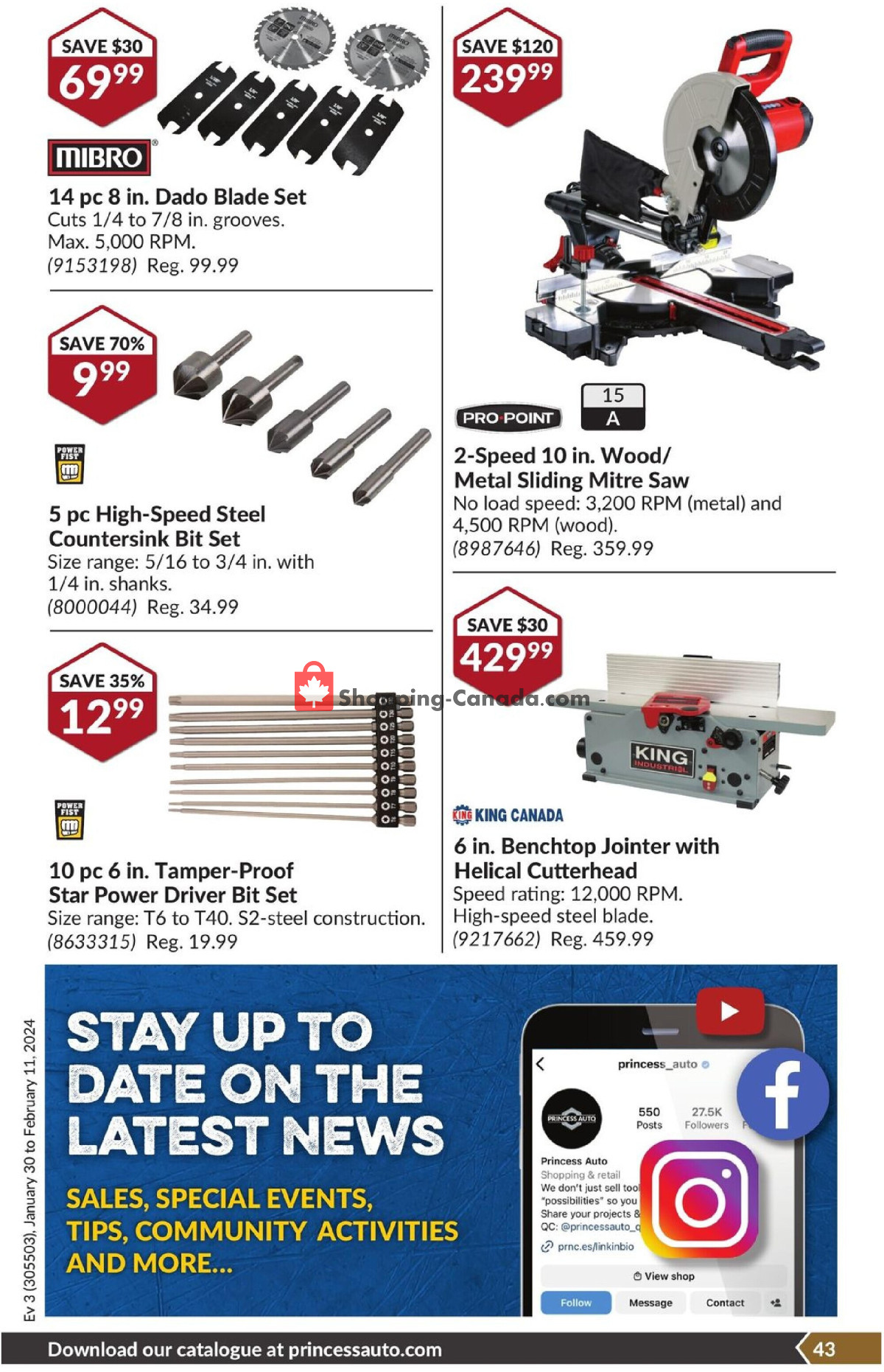 Princess Auto flyer from Tuesday January 30, 2024 to Sunday February 11, 2024 - page 48