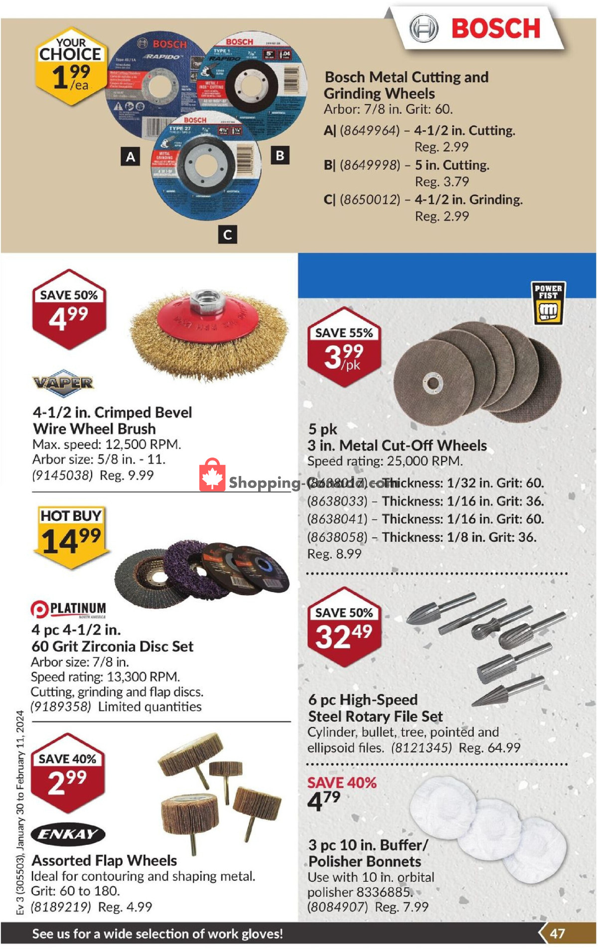 Princess Auto flyer from Tuesday January 30, 2024 to Sunday February 11, 2024 - page 52
