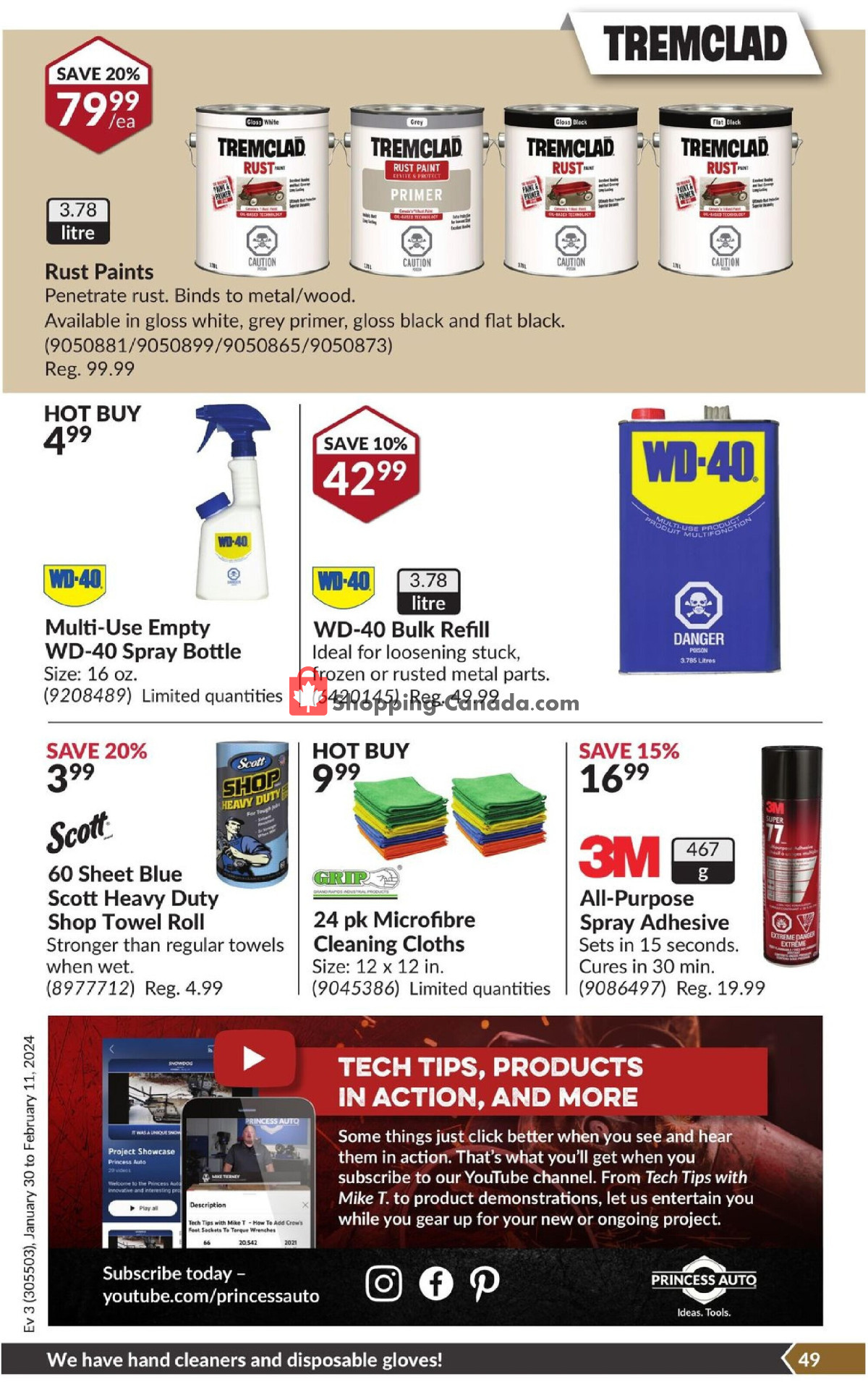 Princess Auto flyer from Tuesday January 30, 2024 to Sunday February 11, 2024 - page 54