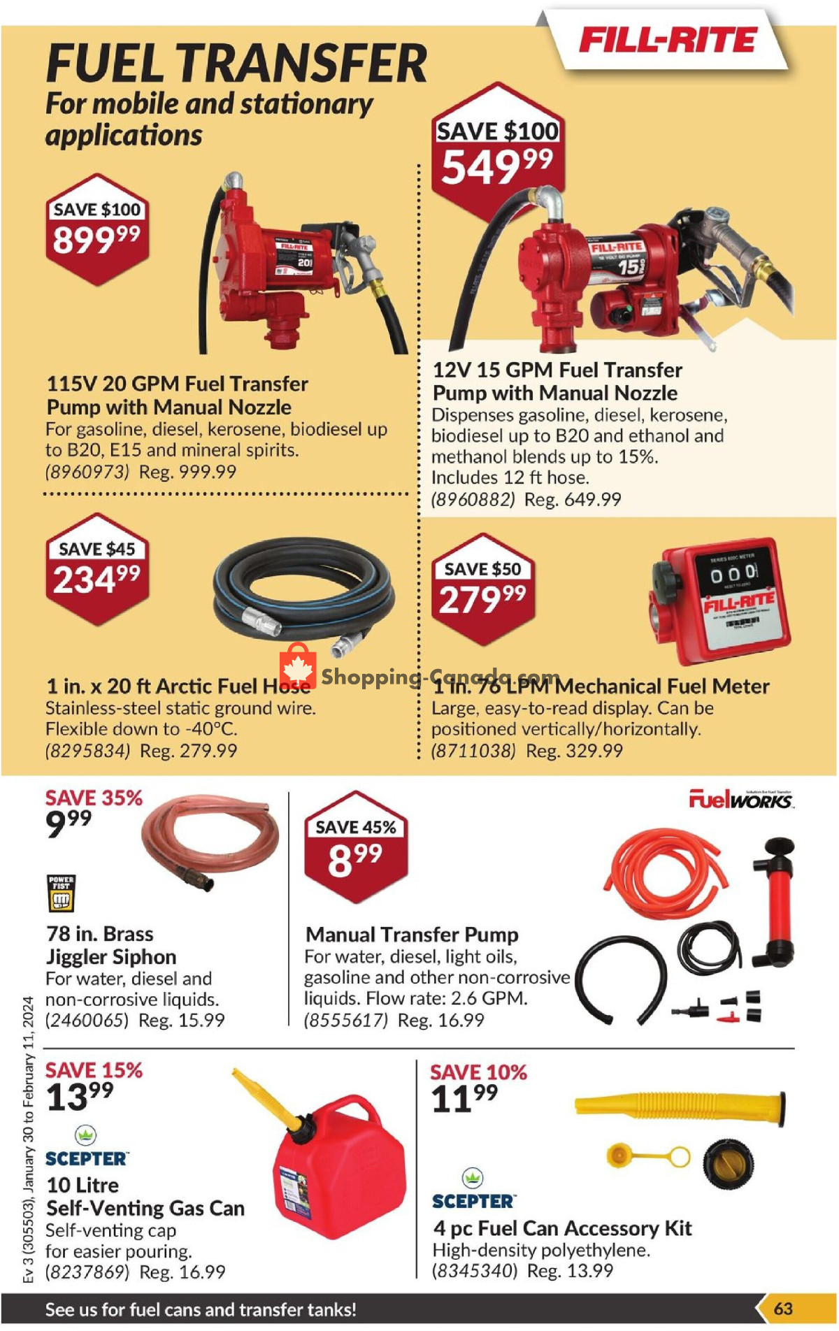 Princess Auto flyer from Tuesday January 30, 2024 to Sunday February 11, 2024 - page 68