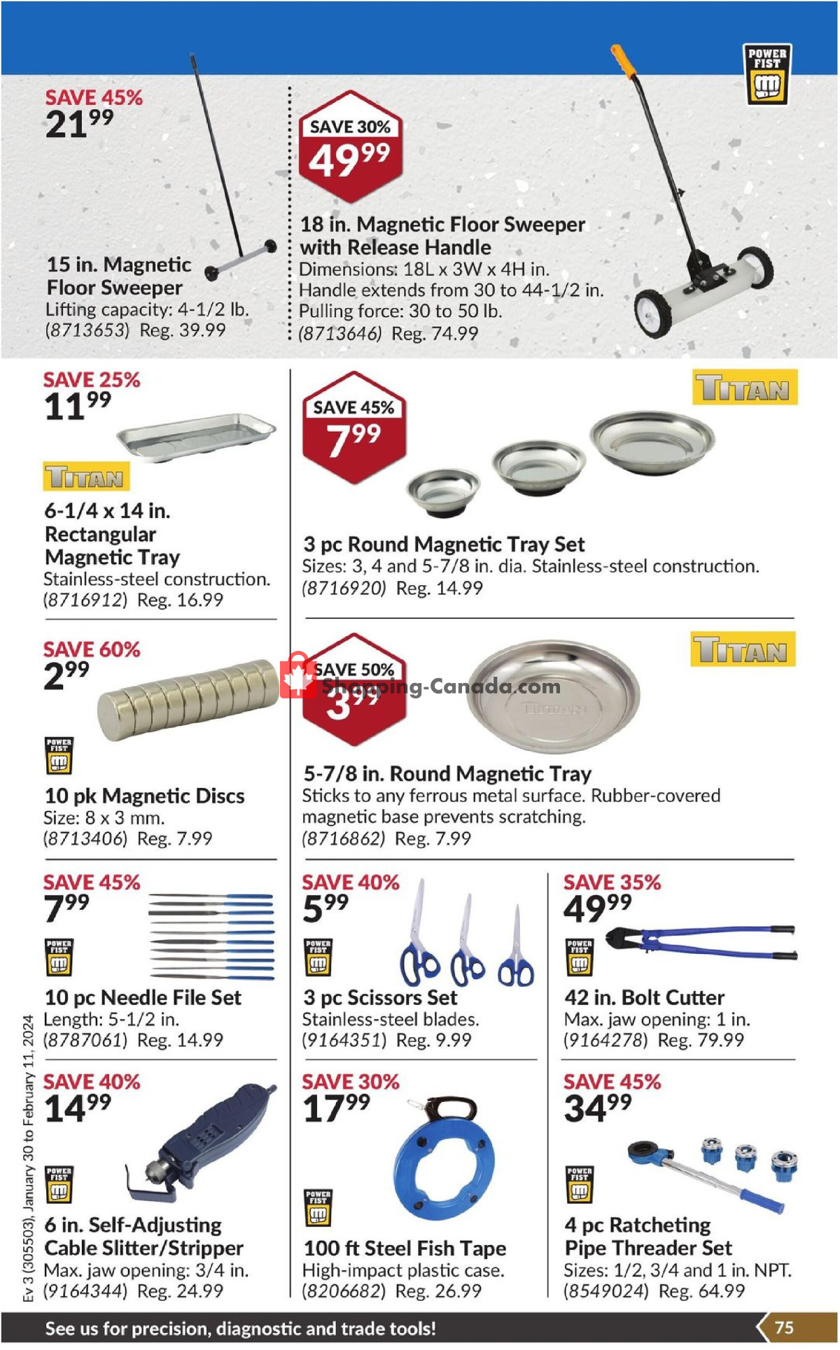 Princess Auto flyer from Tuesday January 30, 2024 to Sunday February 11, 2024 - page 80