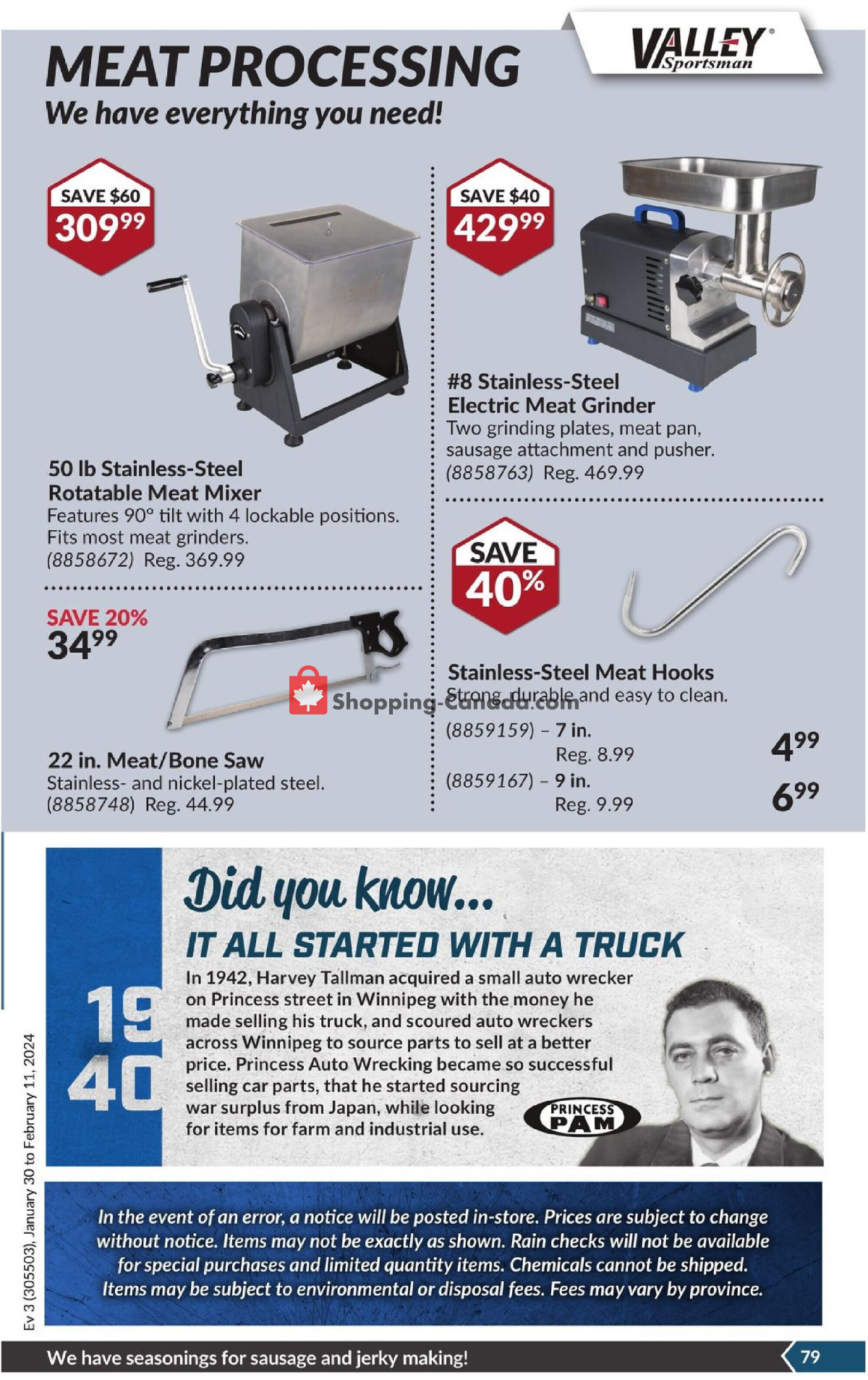 Princess Auto flyer from Tuesday January 30, 2024 to Sunday February 11, 2024 - page 84