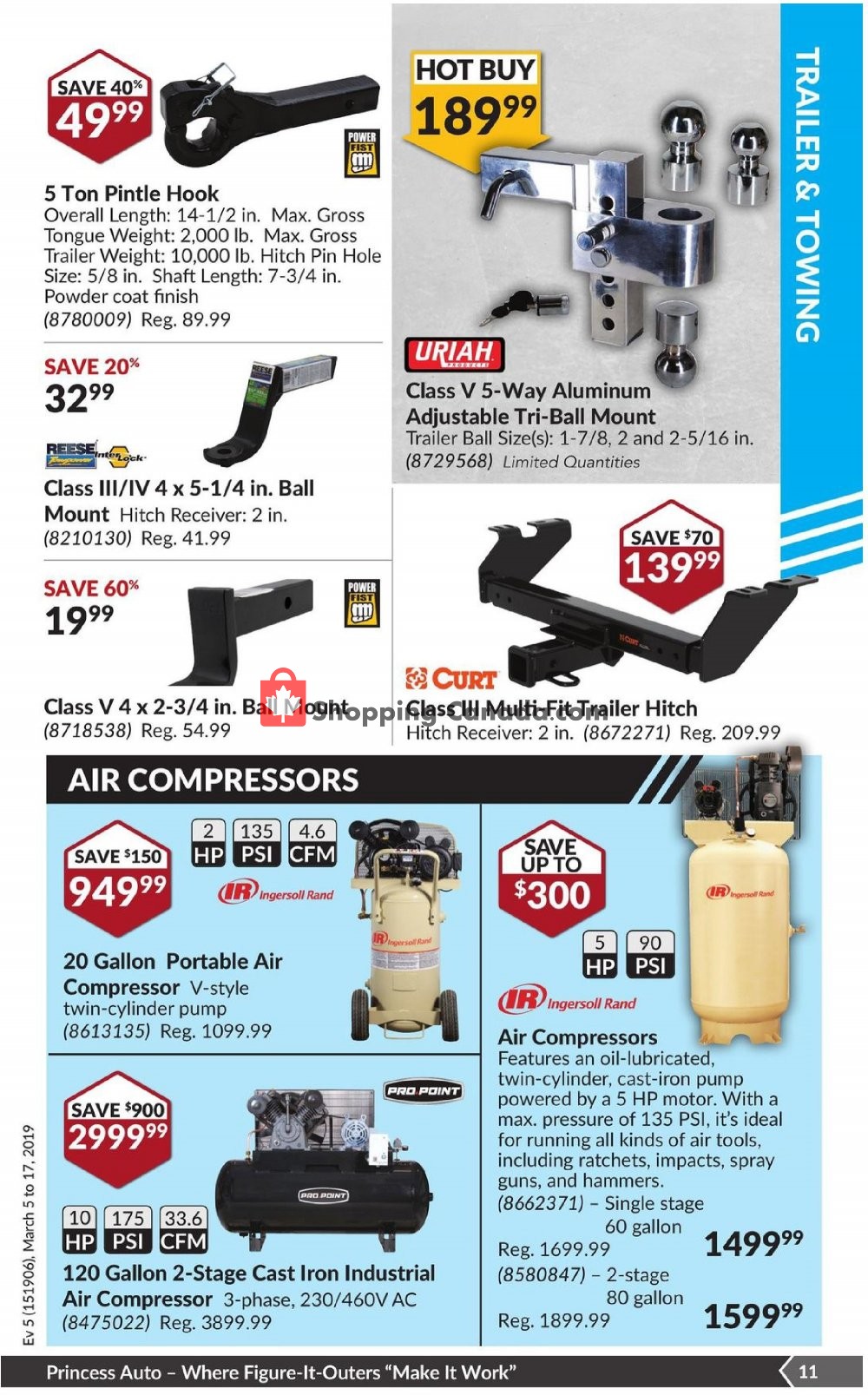 Princess Auto flyer from Tuesday March 5, 2019 to Sunday March 17, 2019 - page 12