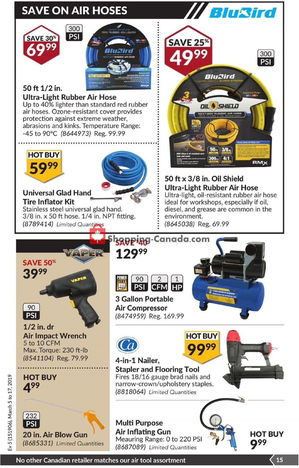 Princess Auto flyer from Tuesday March 5, 2019 to Sunday March 17, 2019 - page 16