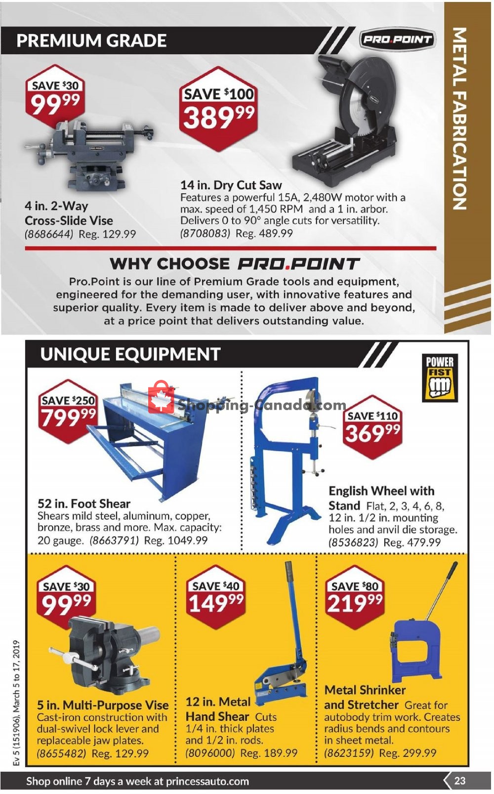 Princess Auto flyer from Tuesday March 5, 2019 to Sunday March 17, 2019 - page 24