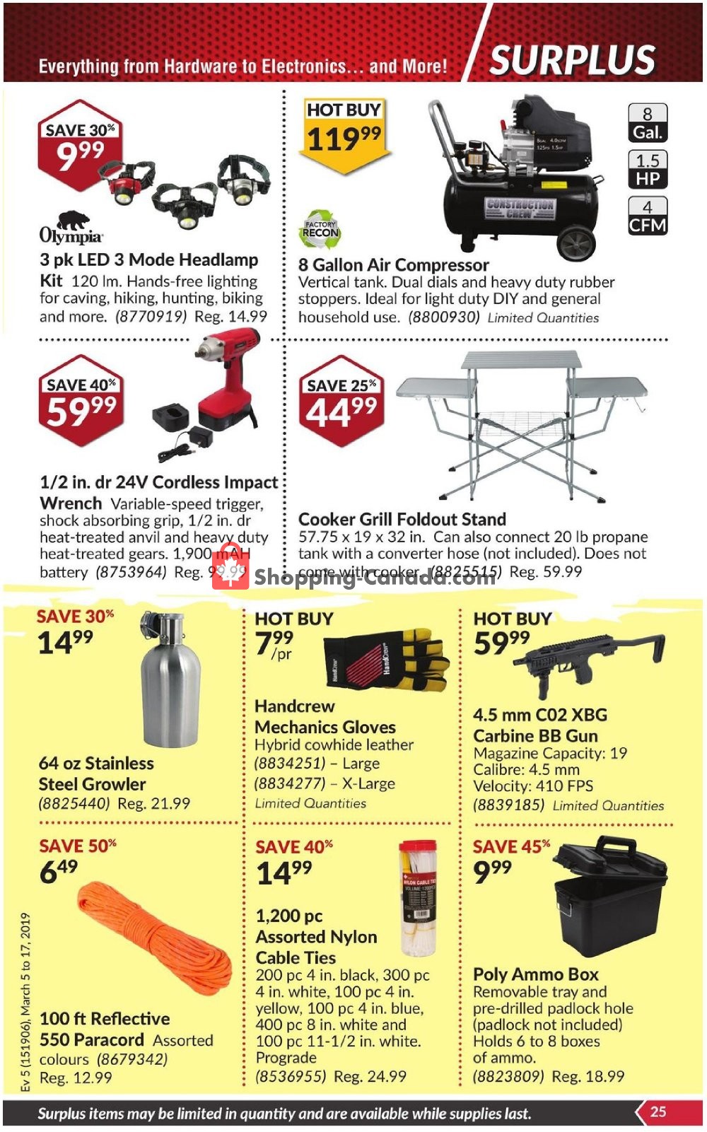 Princess Auto flyer from Tuesday March 5, 2019 to Sunday March 17, 2019 - page 26