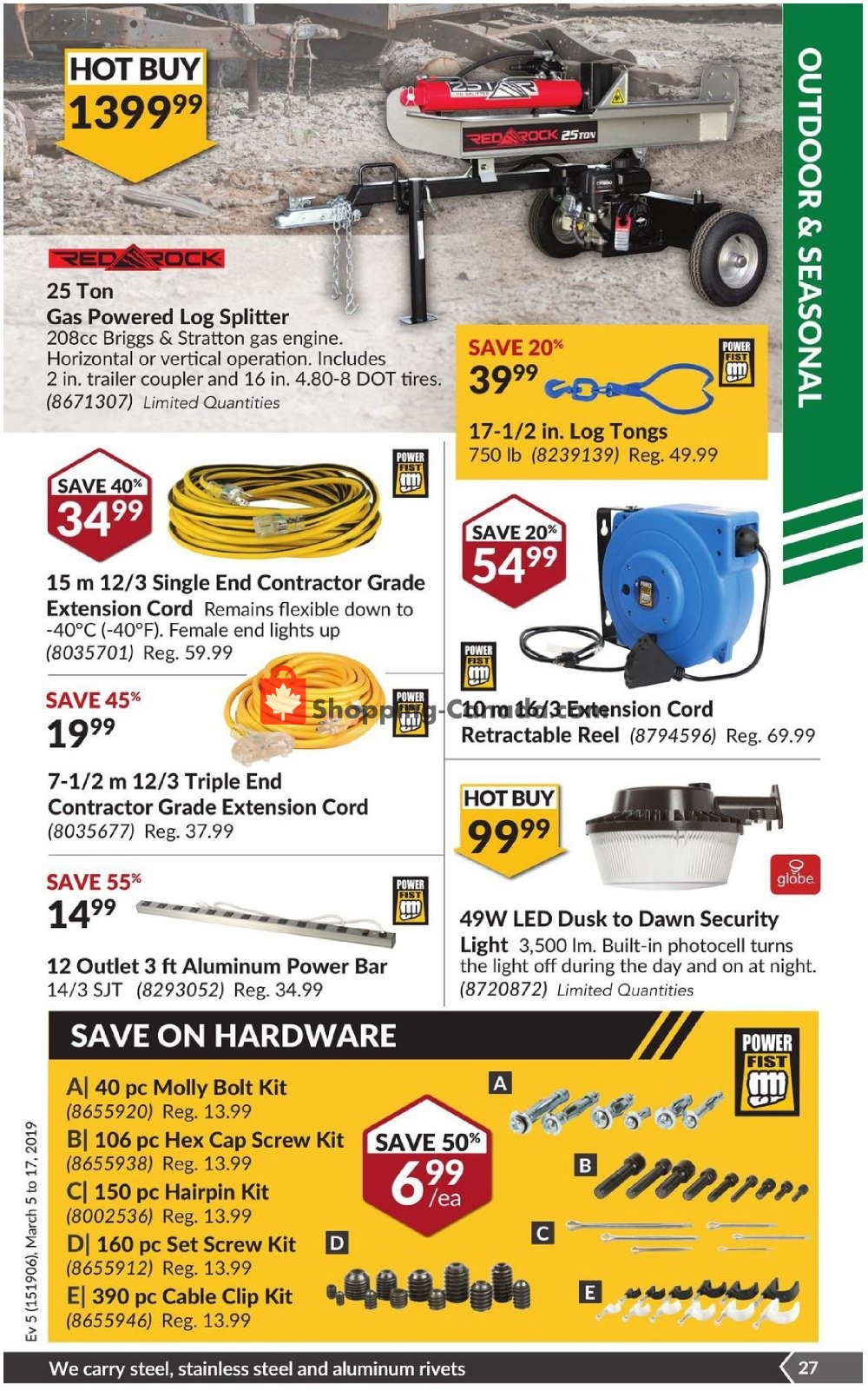 Princess Auto flyer from Tuesday March 5, 2019 to Sunday March 17, 2019 - page 28
