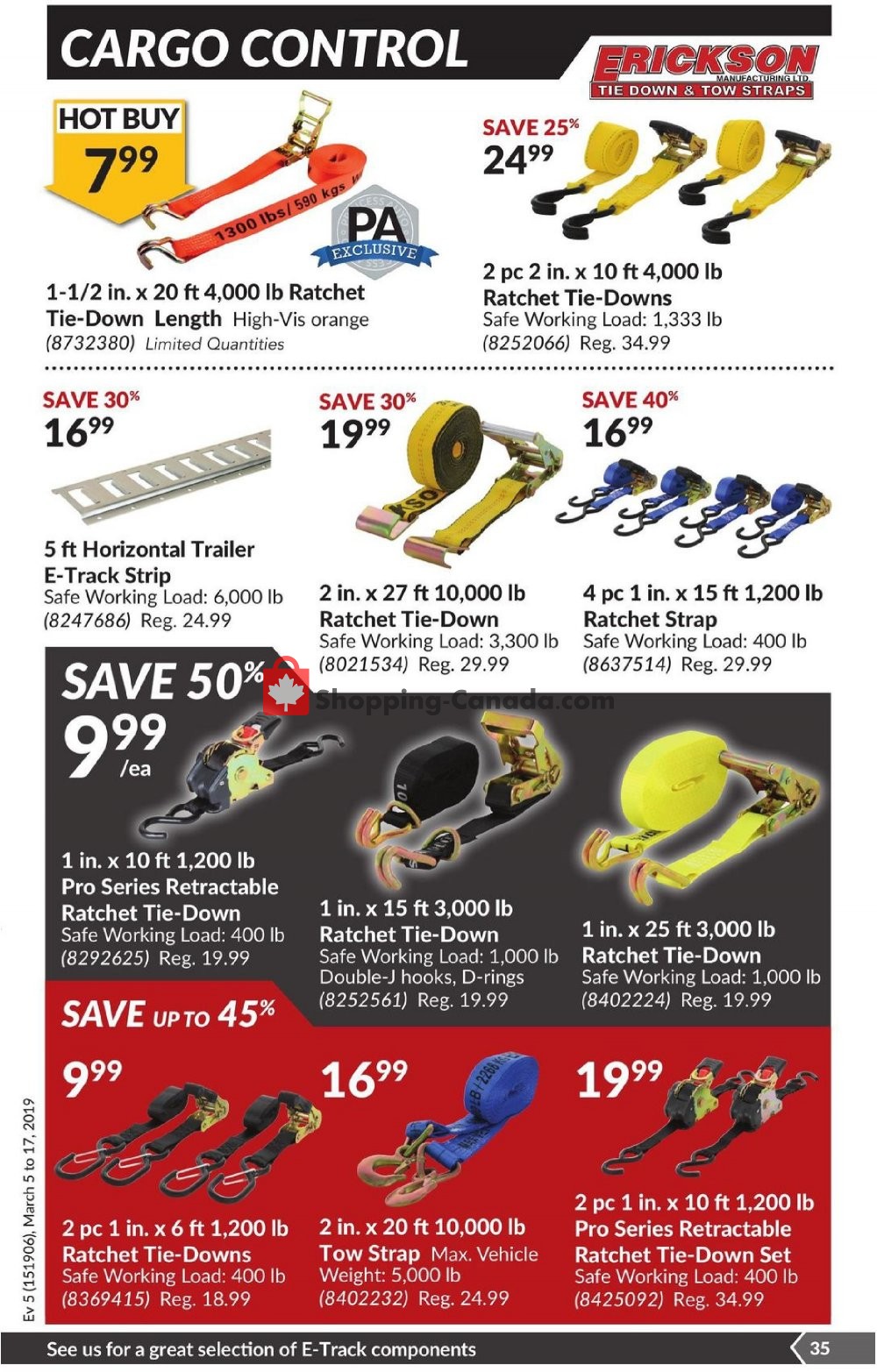 Princess Auto flyer from Tuesday March 5, 2019 to Sunday March 17, 2019 - page 36