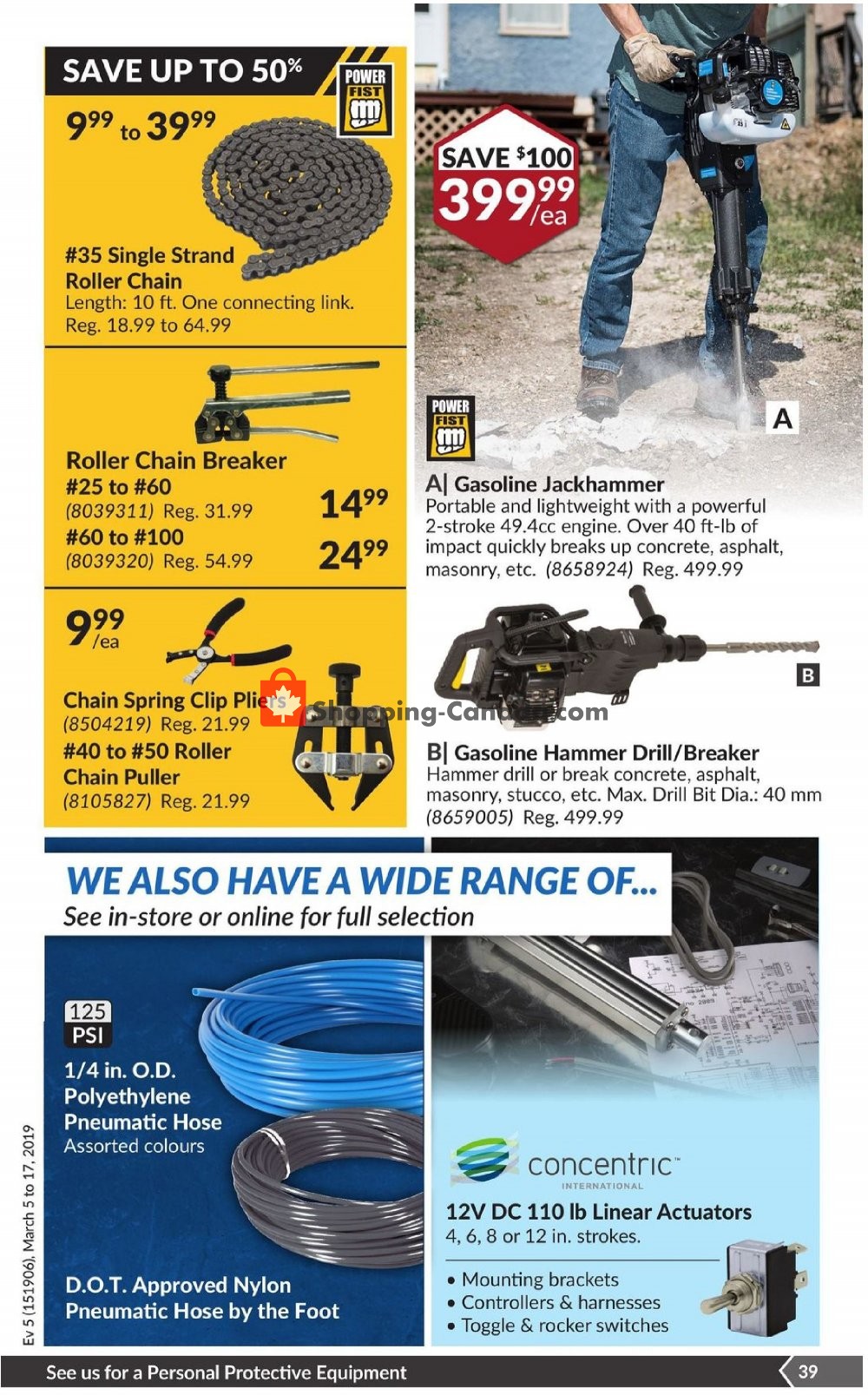 Princess Auto flyer from Tuesday March 5, 2019 to Sunday March 17, 2019 - page 40