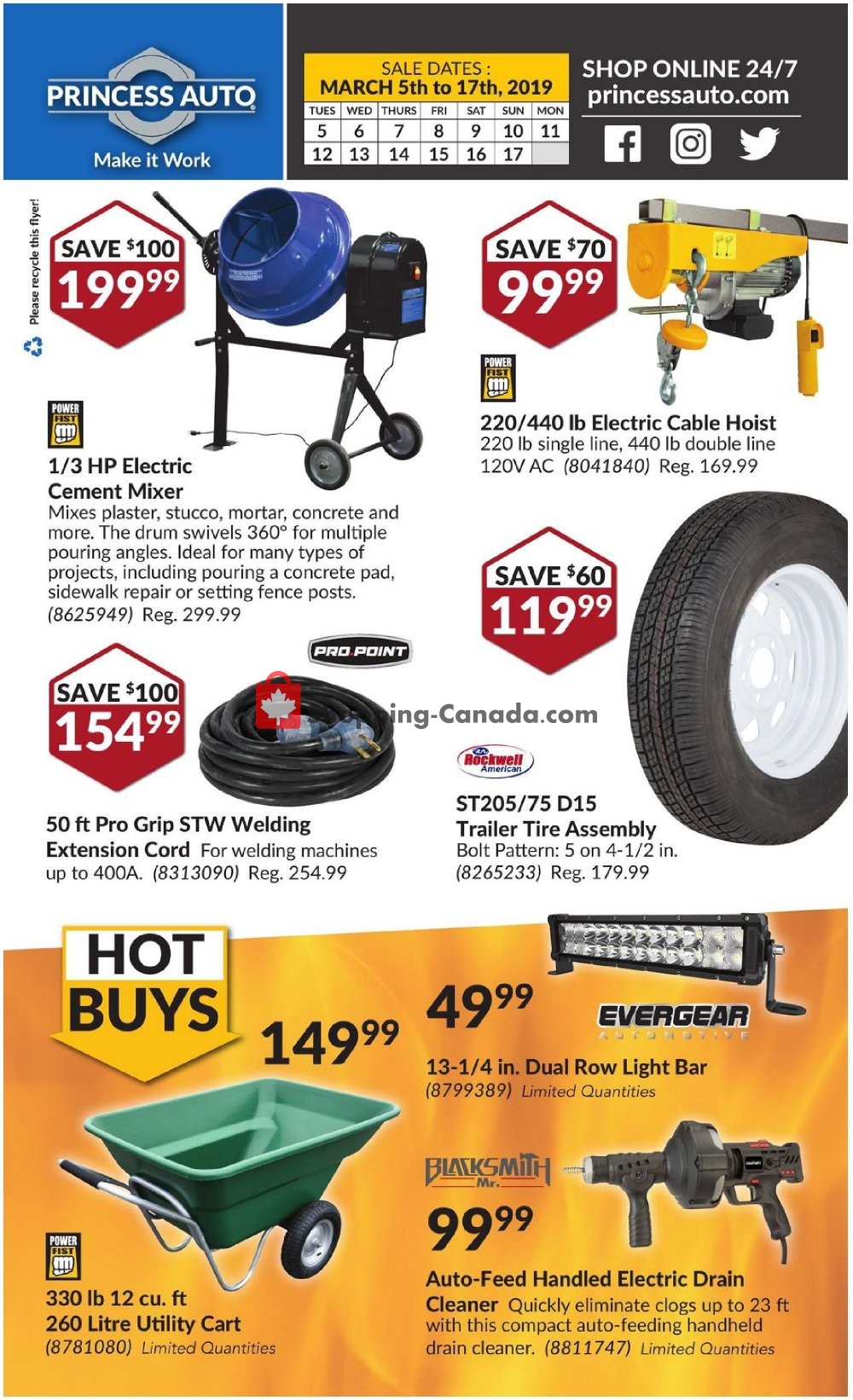 Princess Auto flyer from Tuesday March 5, 2019 to Sunday March 17, 2019 - page 41