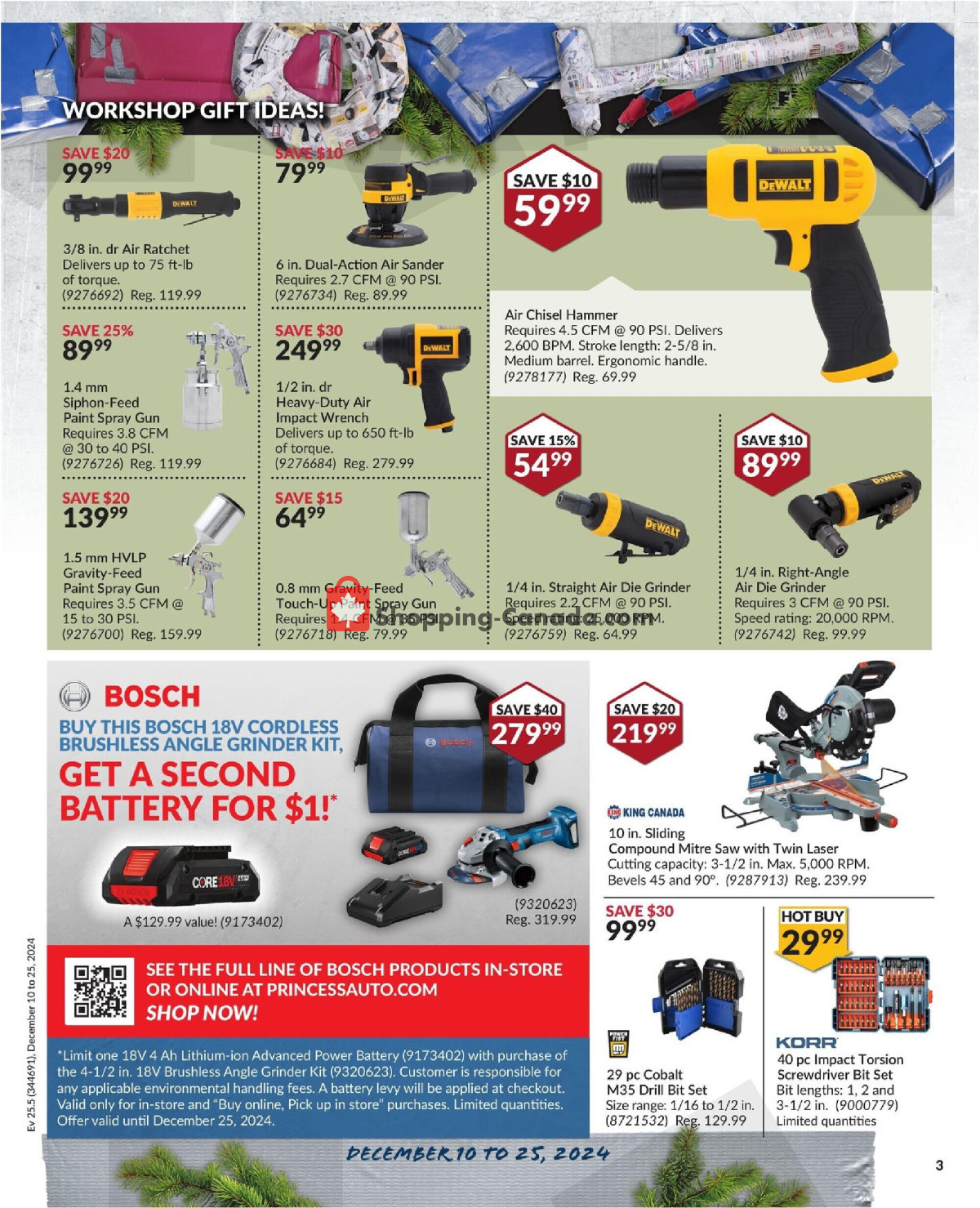 Princess Auto flyer from Tuesday December 10, 2024 to Wednesday December 25, 2024 - page 3
