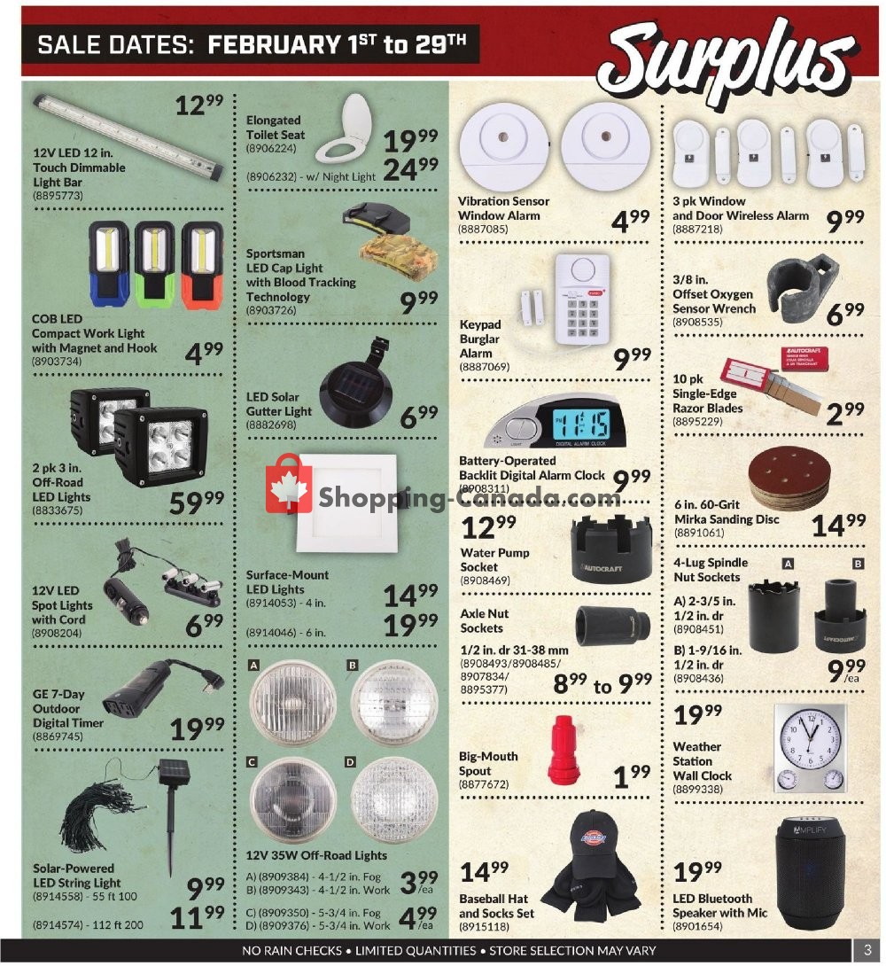 Princess Auto Canada, flyer - (Hot 
