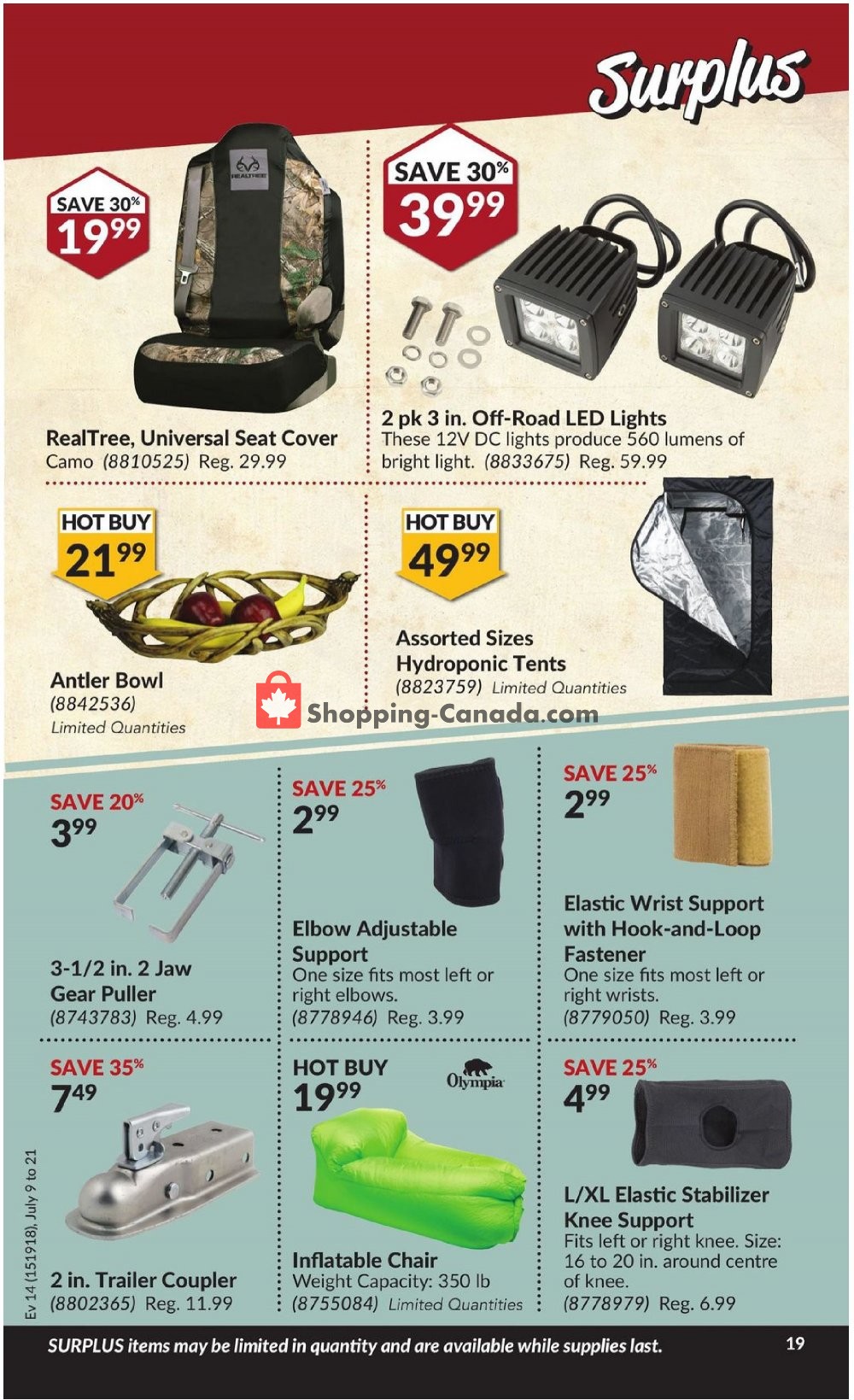 Princess Auto flyer from Tuesday July 9, 2019 to Sunday July 21, 2019 - page 20