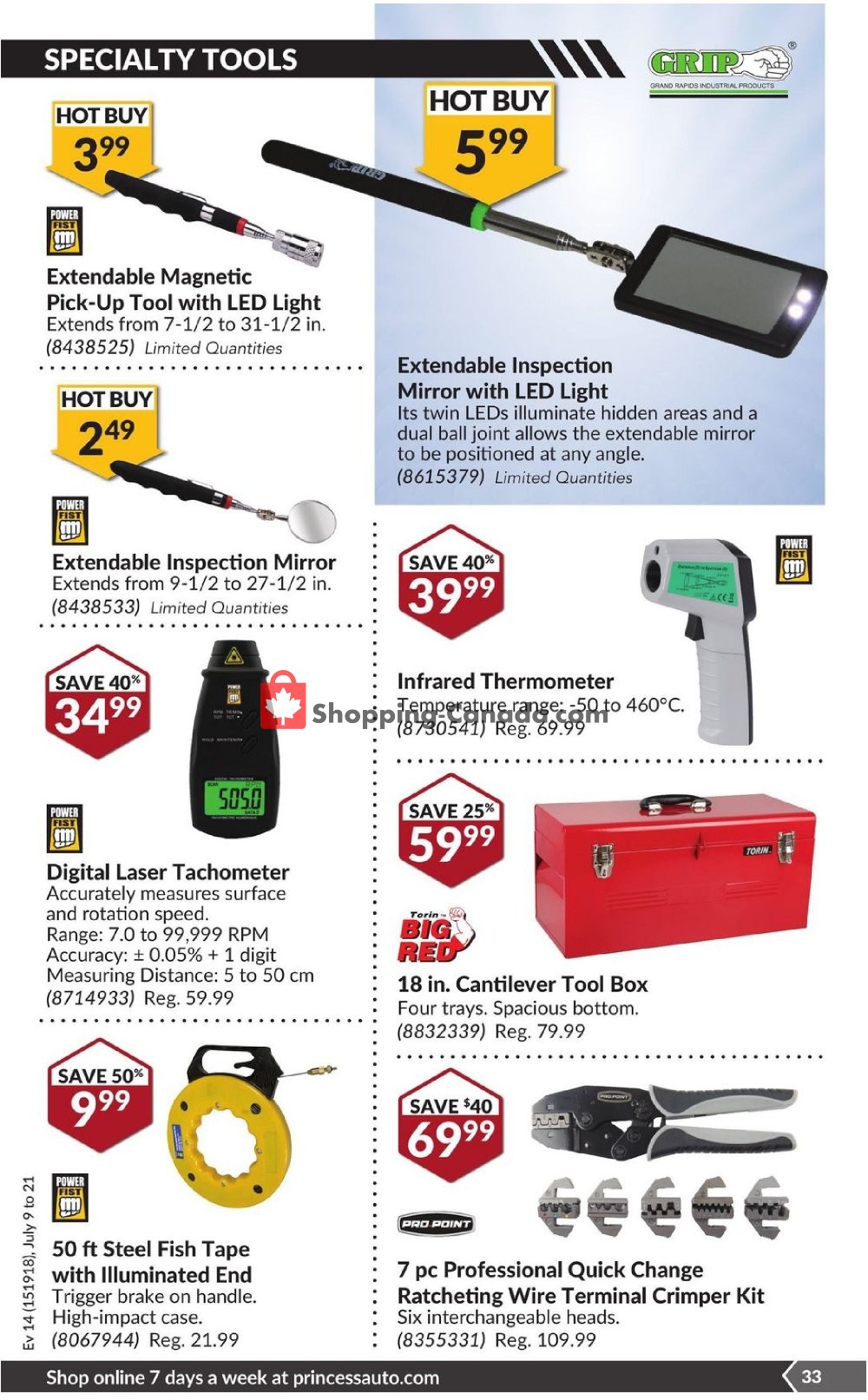 Princess Auto flyer from Tuesday July 9, 2019 to Sunday July 21, 2019 - page 34