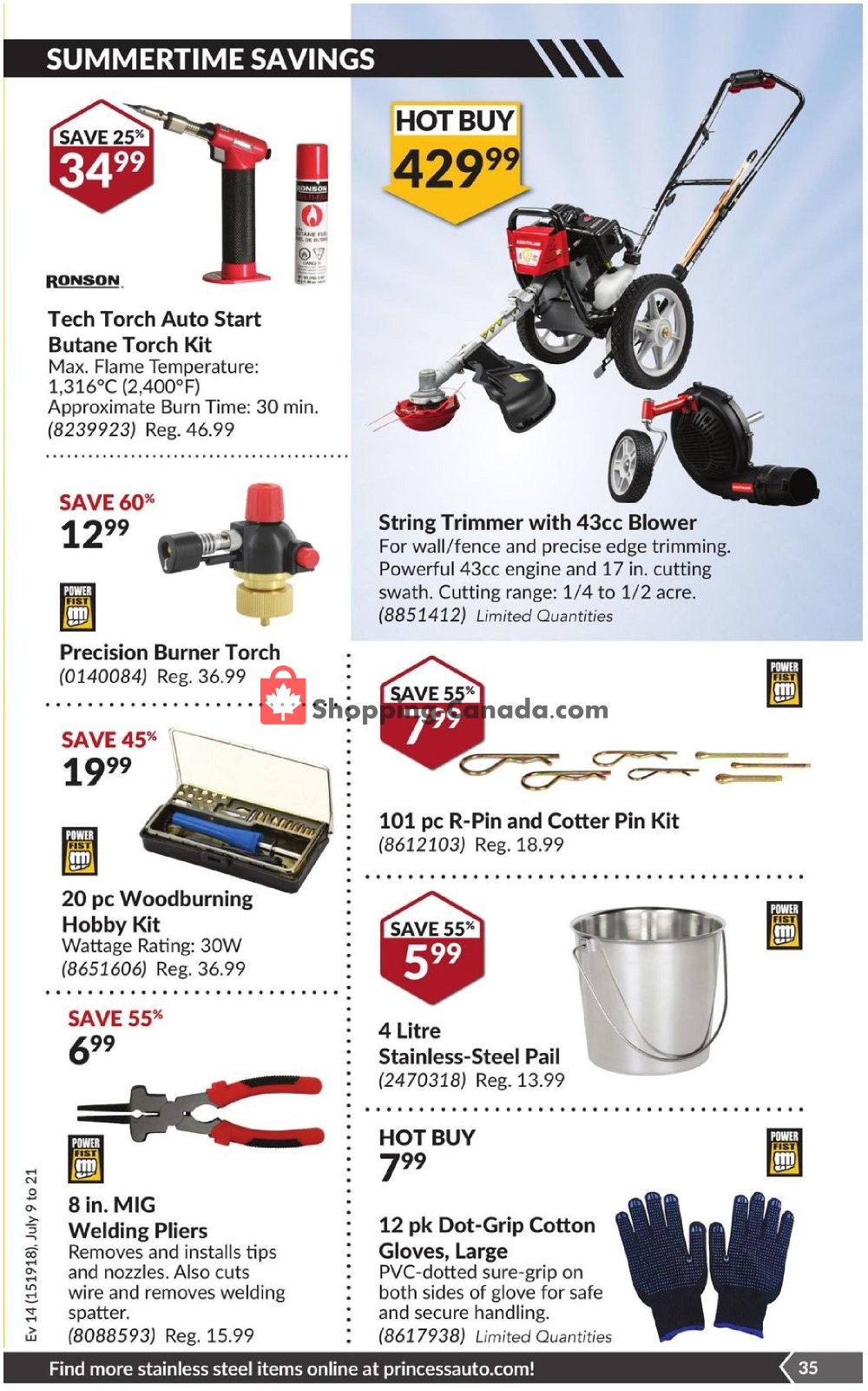 Princess Auto flyer from Tuesday July 9, 2019 to Sunday July 21, 2019 - page 36