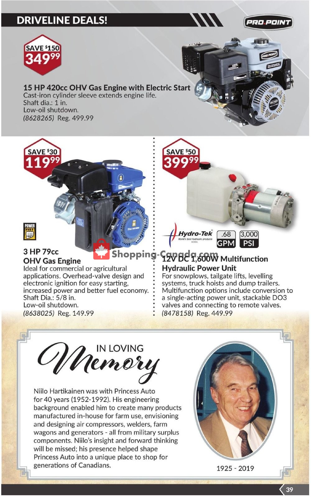 Princess Auto flyer from Tuesday July 9, 2019 to Sunday July 21, 2019 - page 40