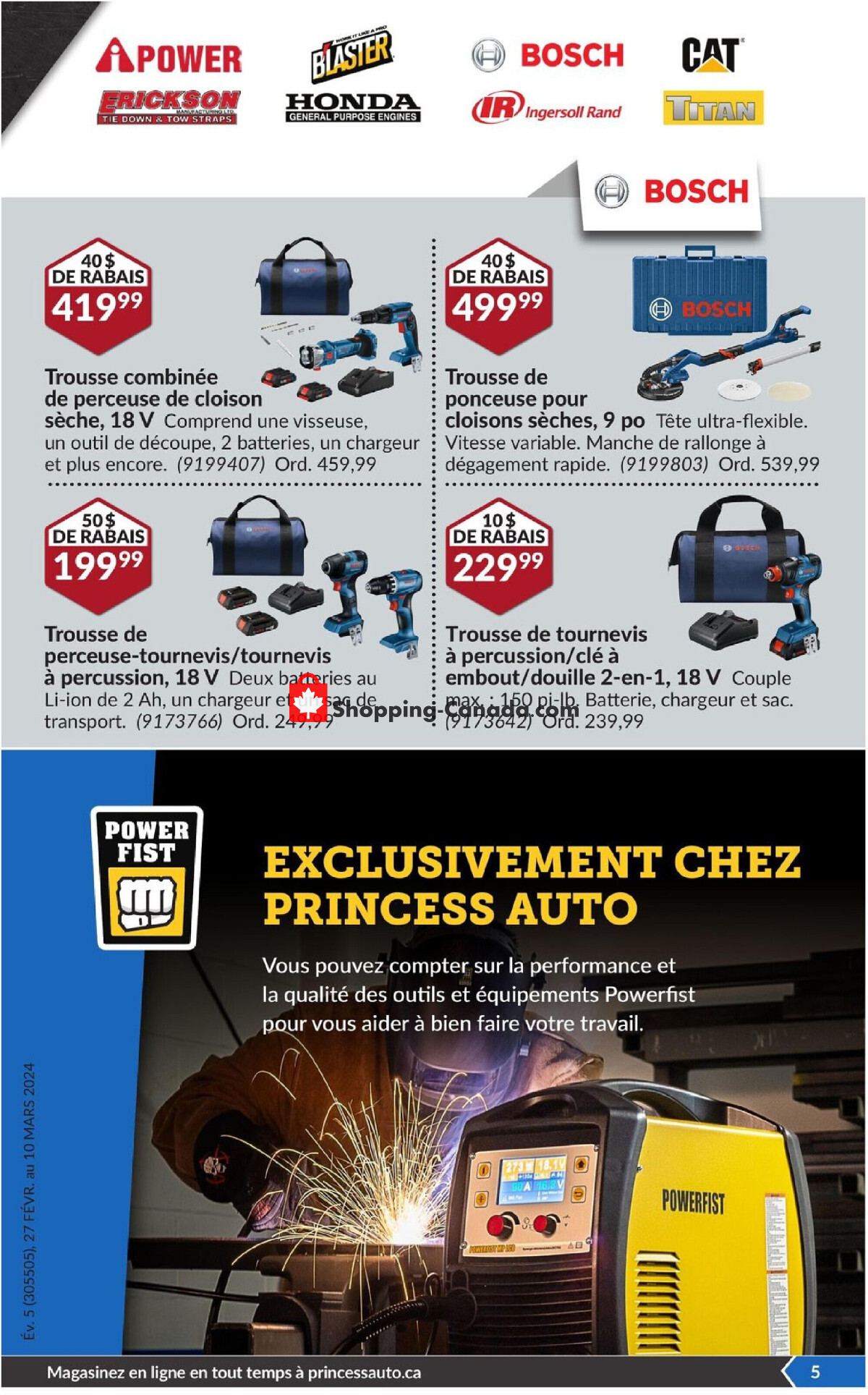 Princess Auto flyer from Tuesday February 27, 2024 to Sunday March 10, 2024 - page 19