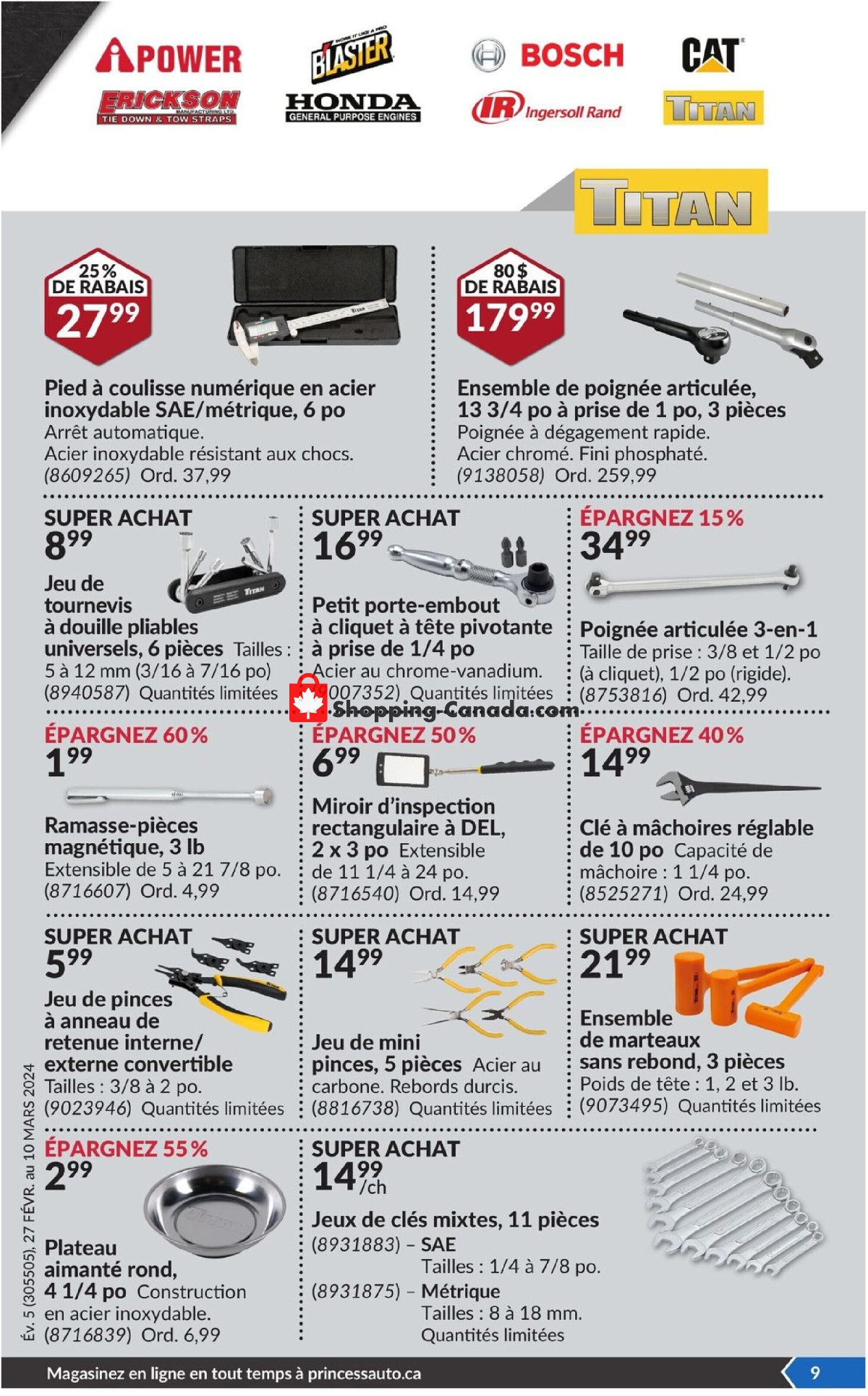 Princess Auto flyer from Tuesday February 27, 2024 to Sunday March 10, 2024 - page 27