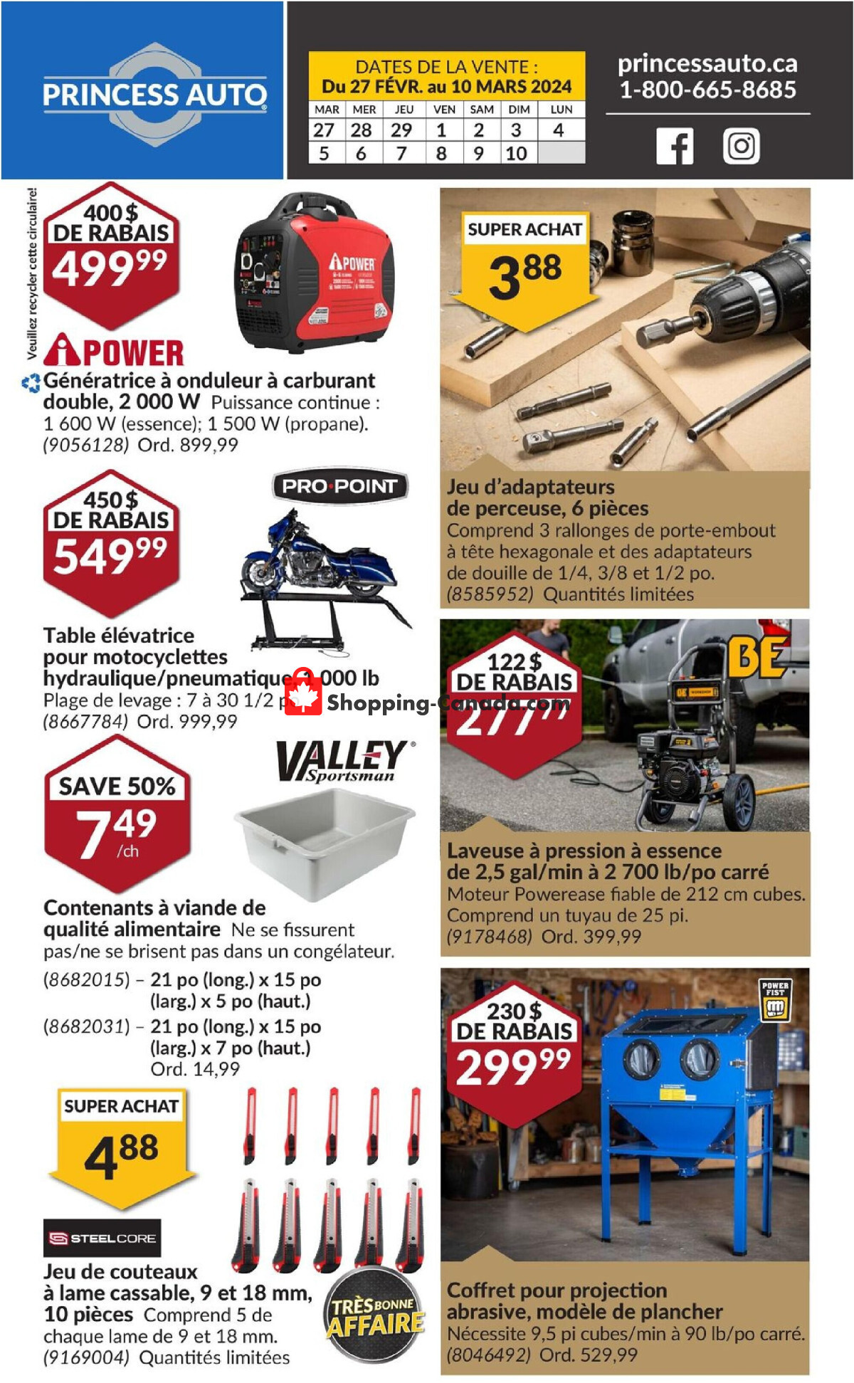 Princess Auto flyer from Tuesday February 27, 2024 to Sunday March 10, 2024 - page 3