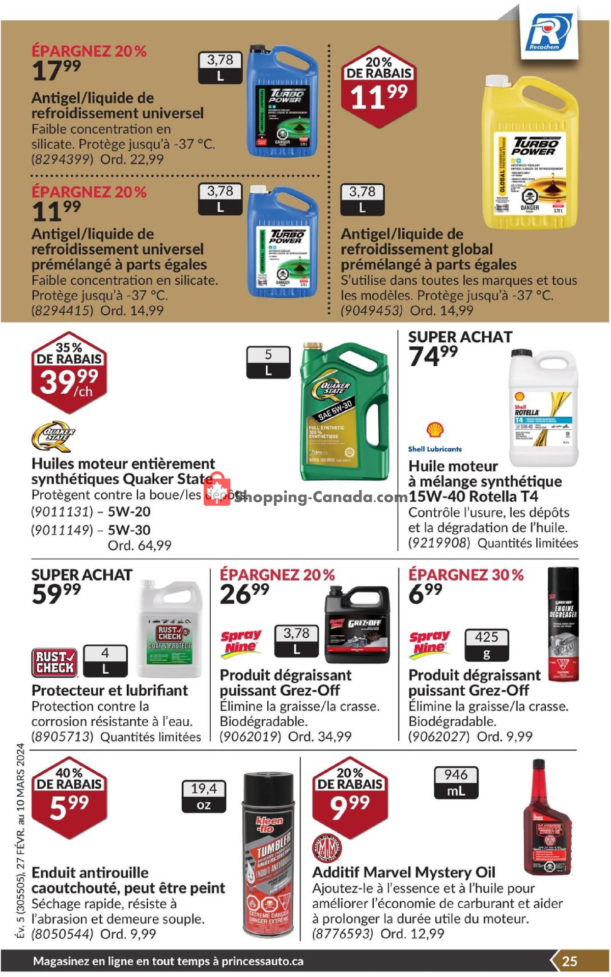 Princess Auto flyer from Tuesday February 27, 2024 to Sunday March 10, 2024 - page 44