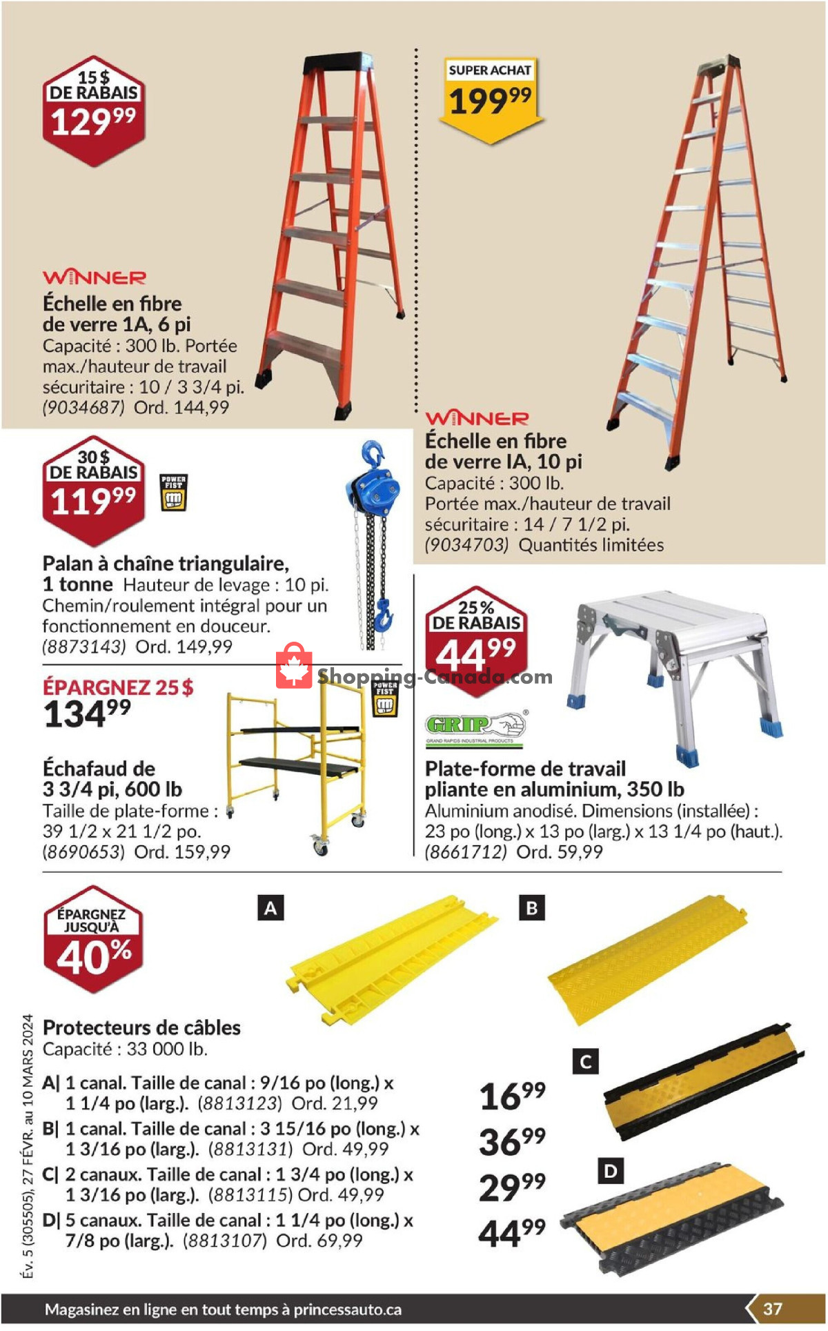 Princess Auto flyer from Tuesday February 27, 2024 to Sunday March 10, 2024 - page 56