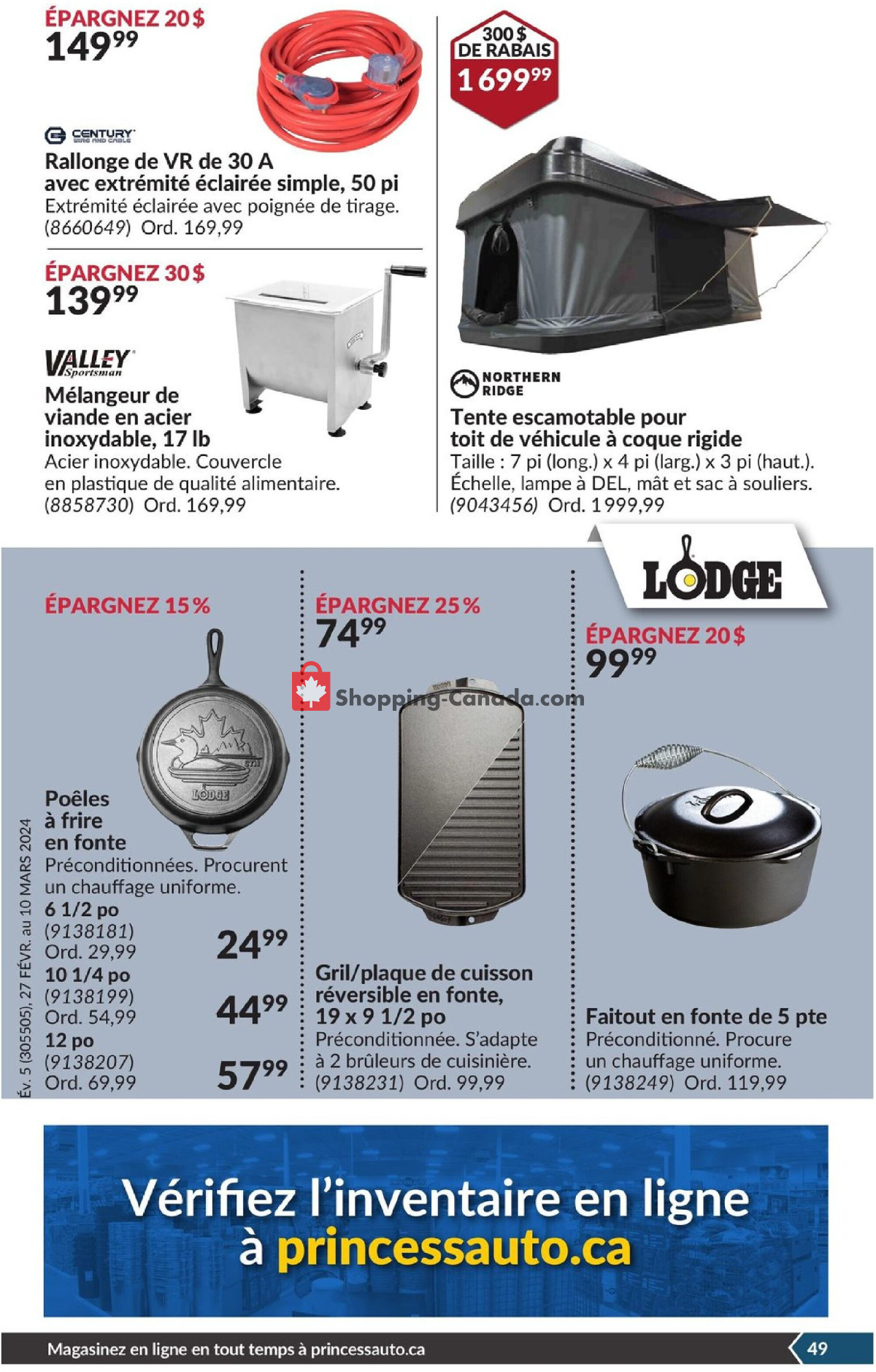 Princess Auto flyer from Tuesday February 27, 2024 to Sunday March 10, 2024 - page 68