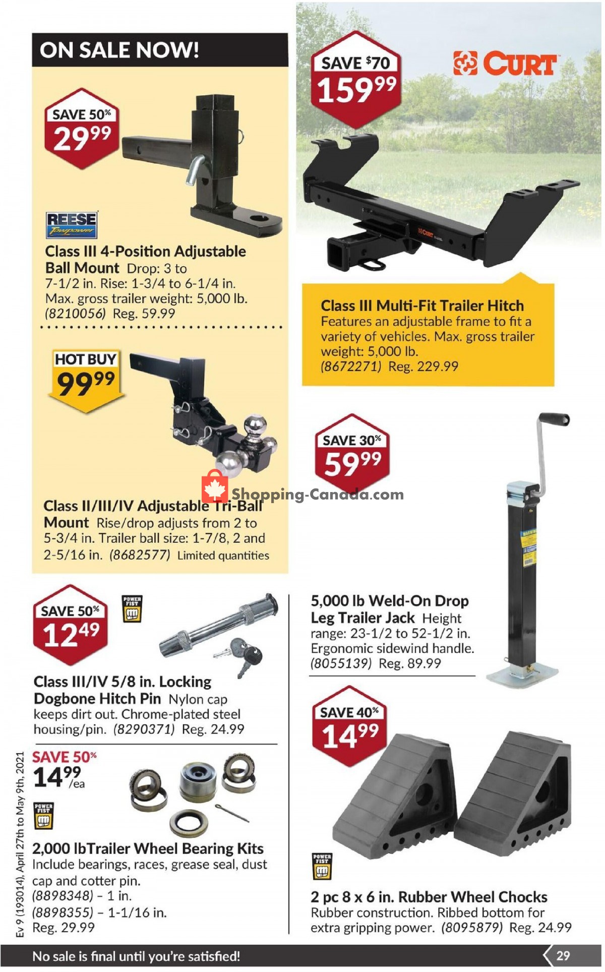 Princess Auto flyer from Tuesday April 27, 2021 to Sunday May 9, 2021 - page 36